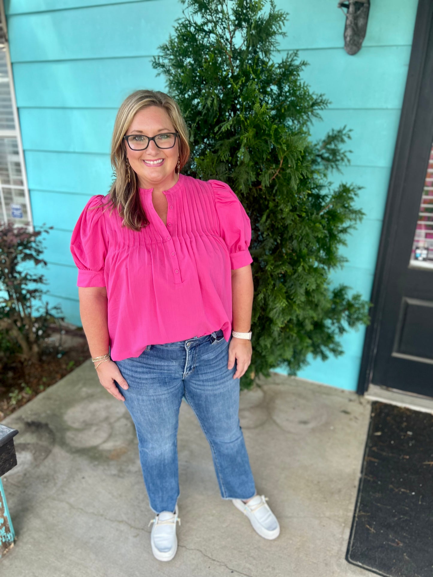 Pink Daisies Top