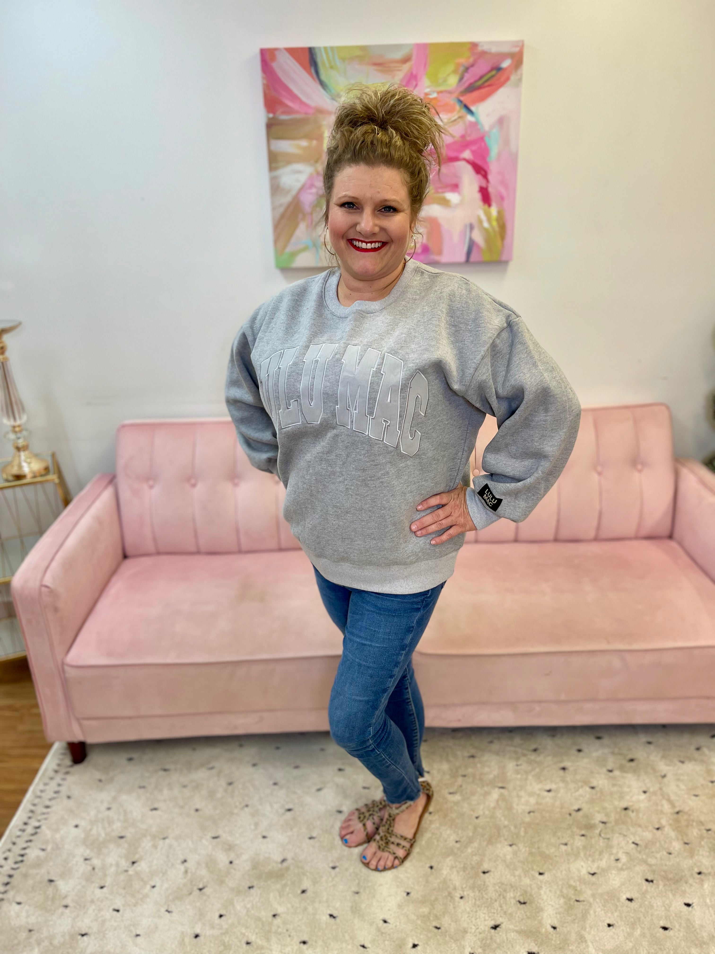Lulu Mac Embroidered Sweatshirt