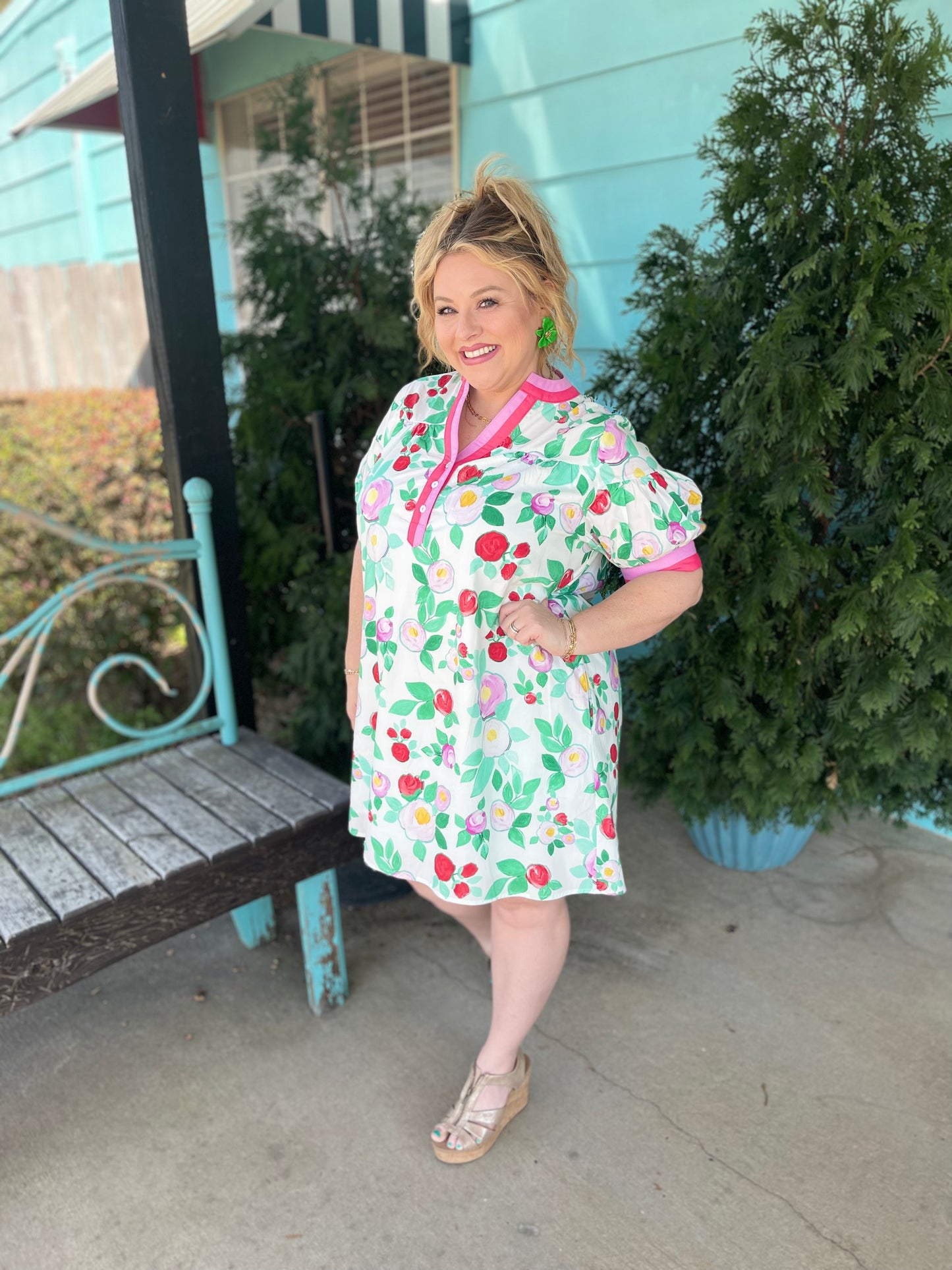 Ivory Blooms Dress
