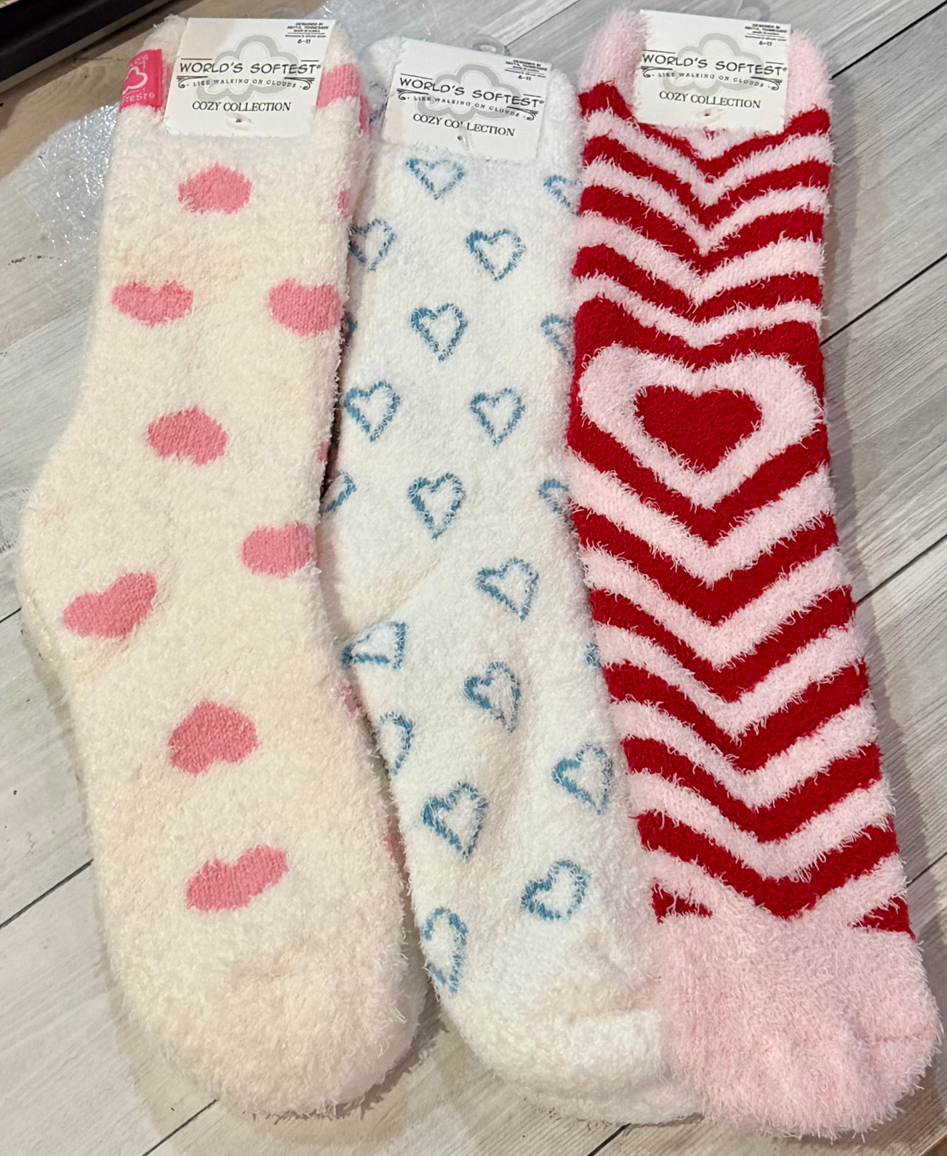 WS Heart Socks
