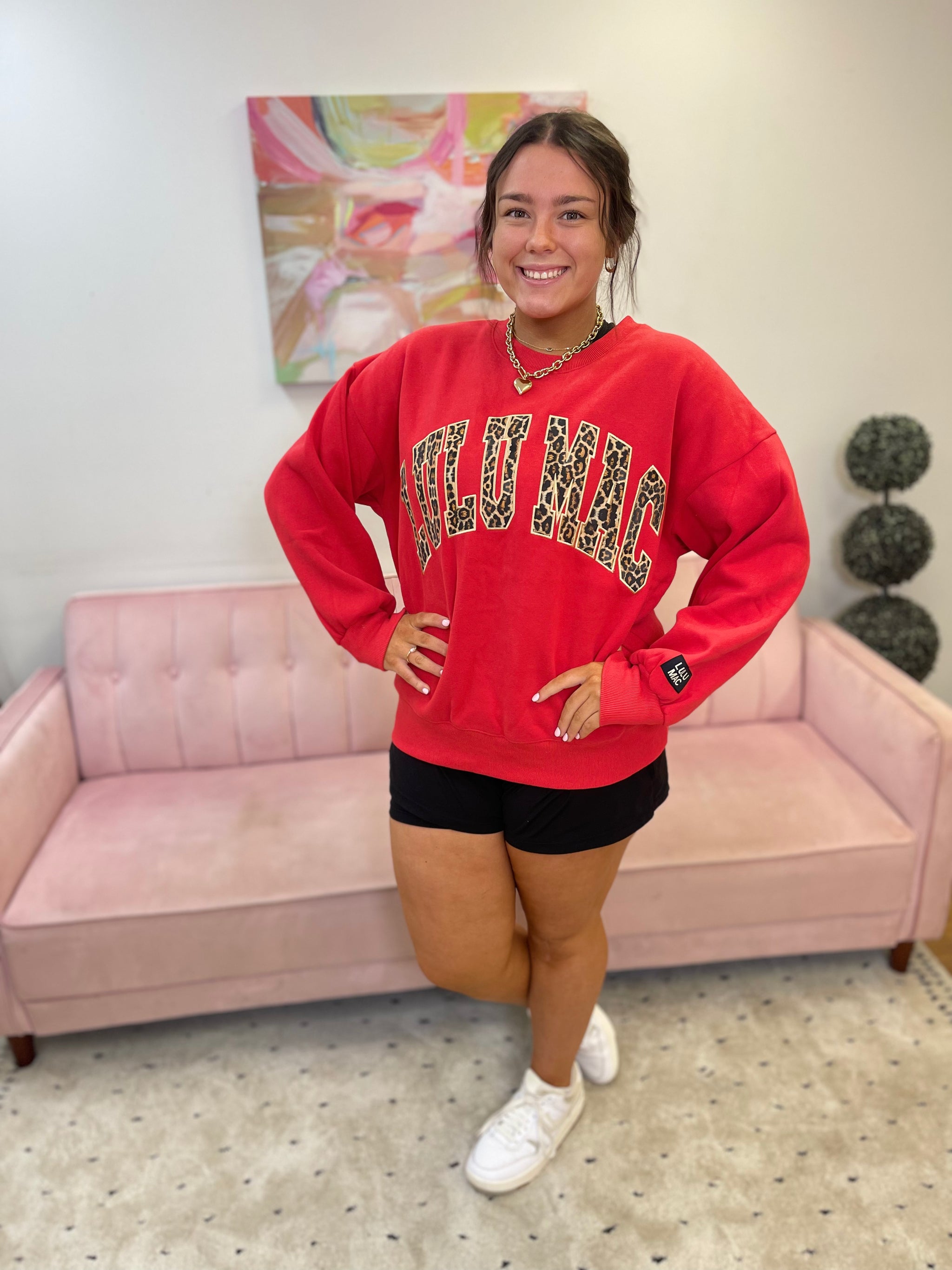 Lulu Mac Embroidered Sweatshirt