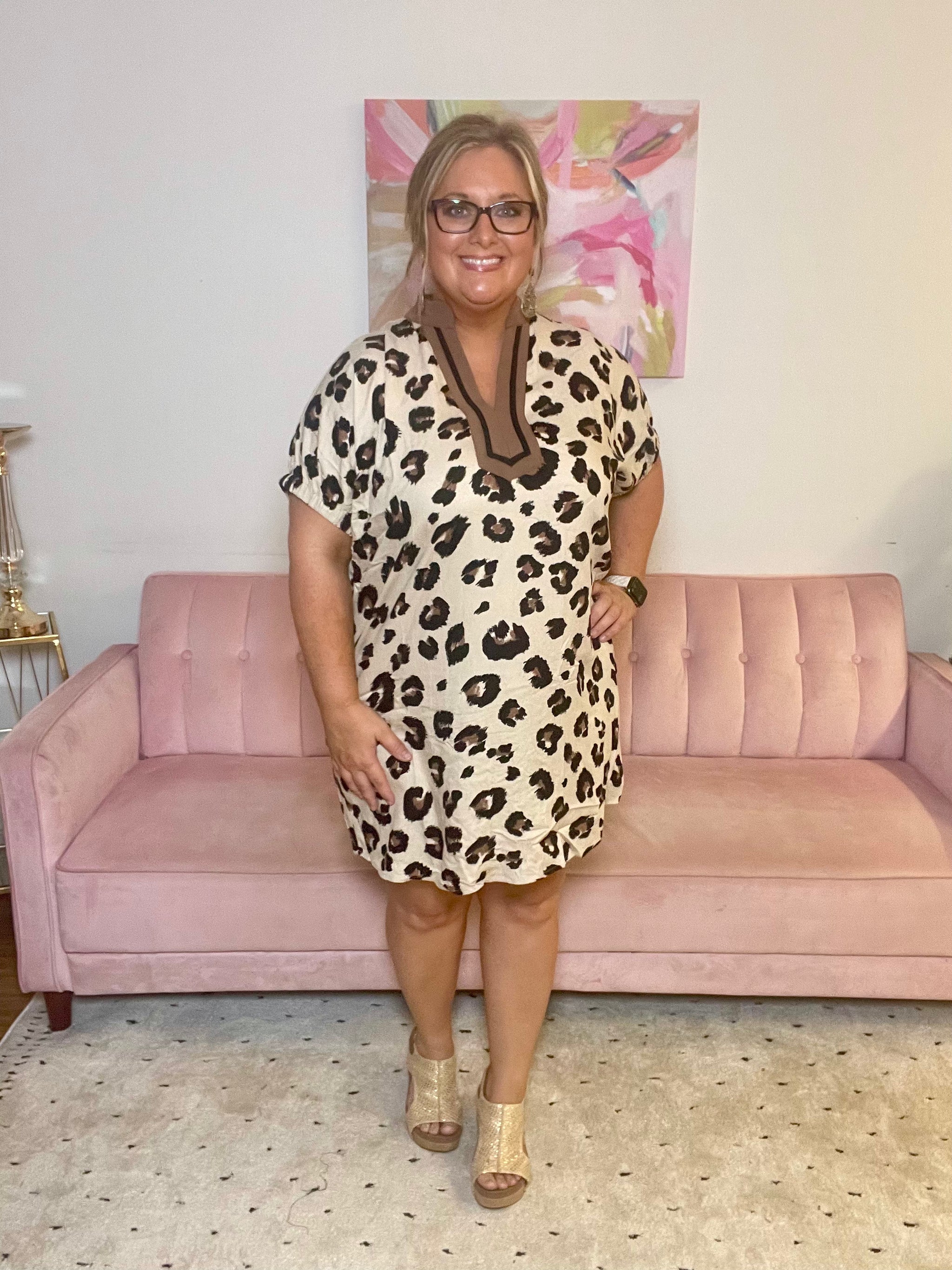 Leopard Luxe Dress