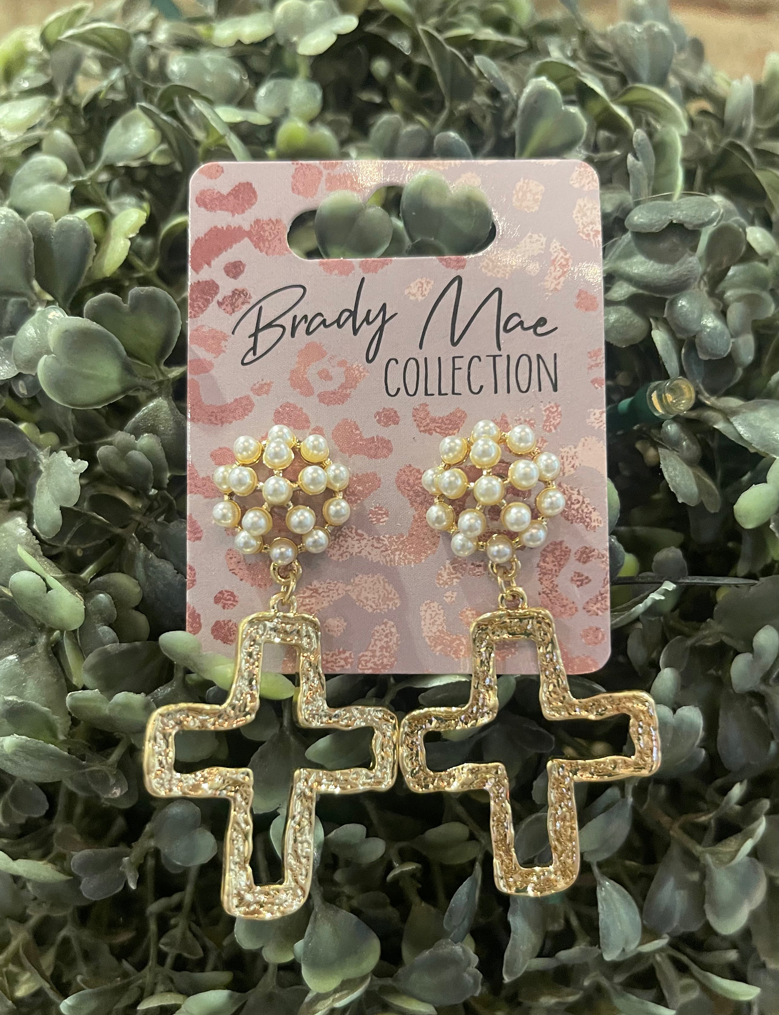 Pearlescent Prayer Earring