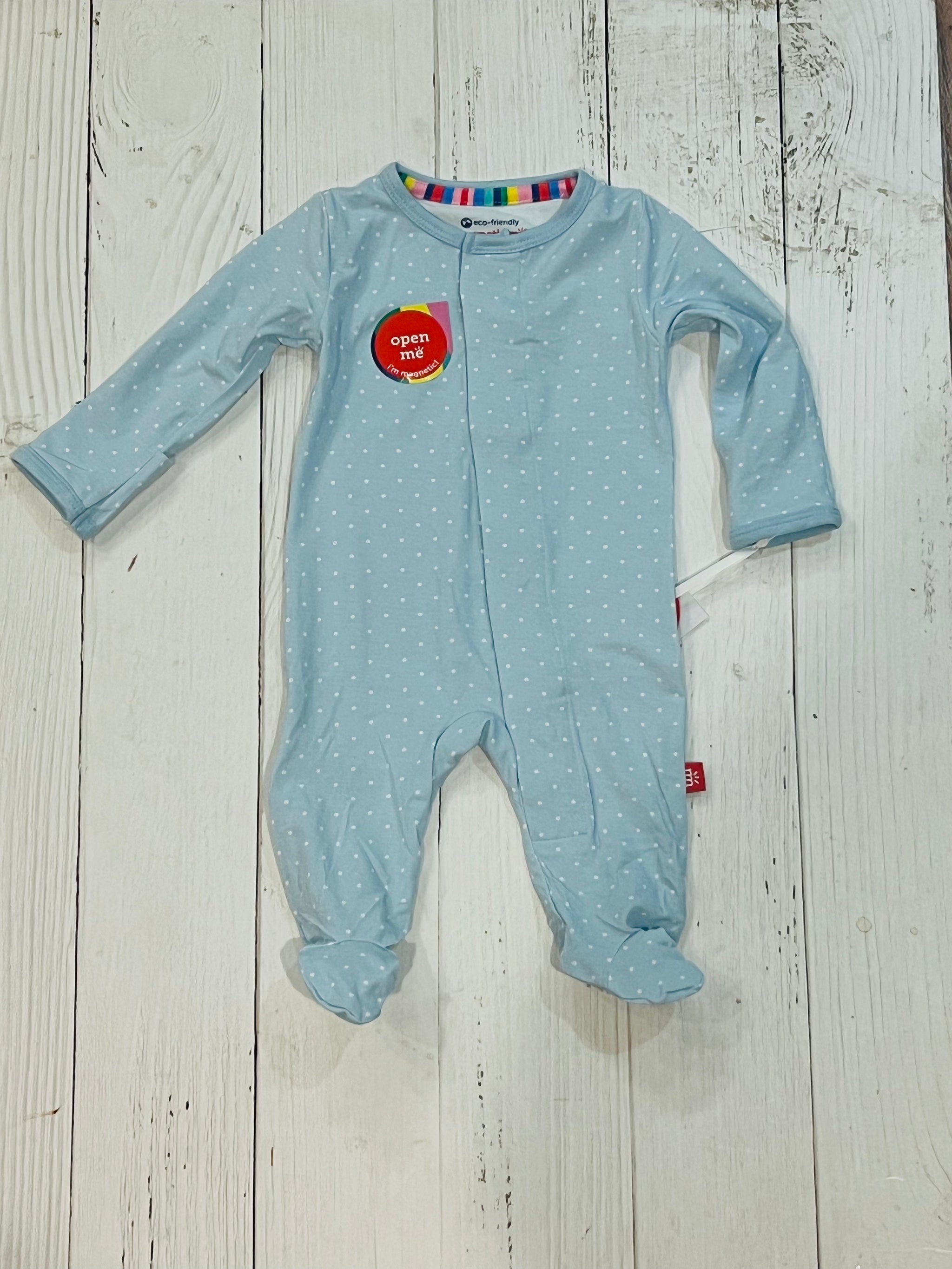 Pin Blue Footie MM