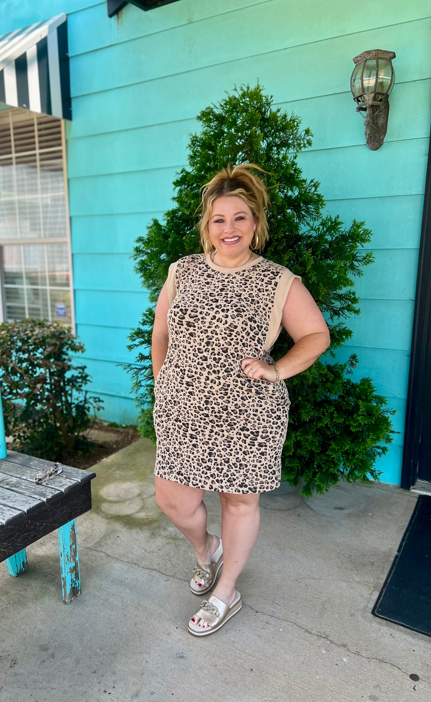 Lovin' life Leopard Dress
