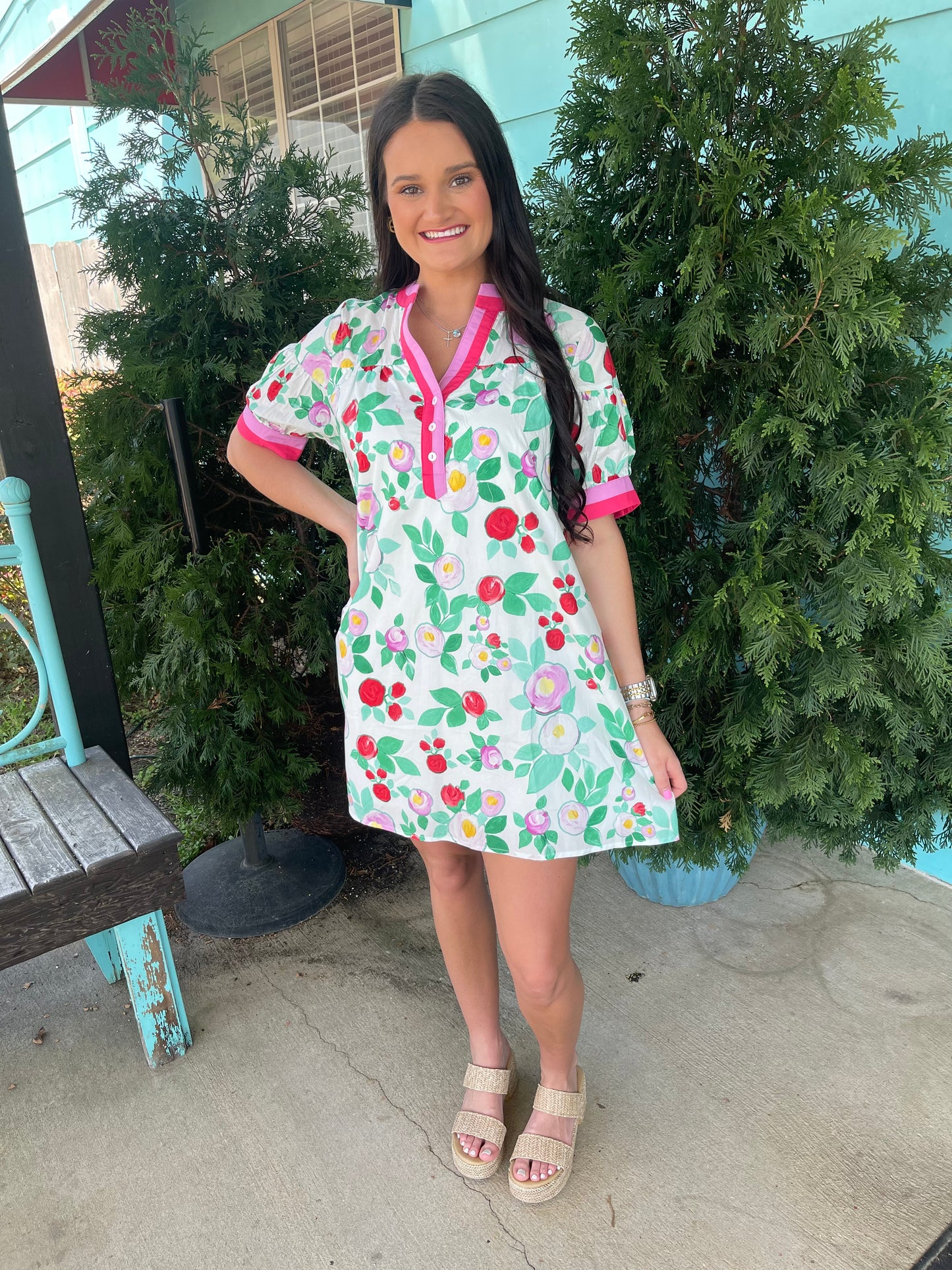 Ivory Blooms Dress