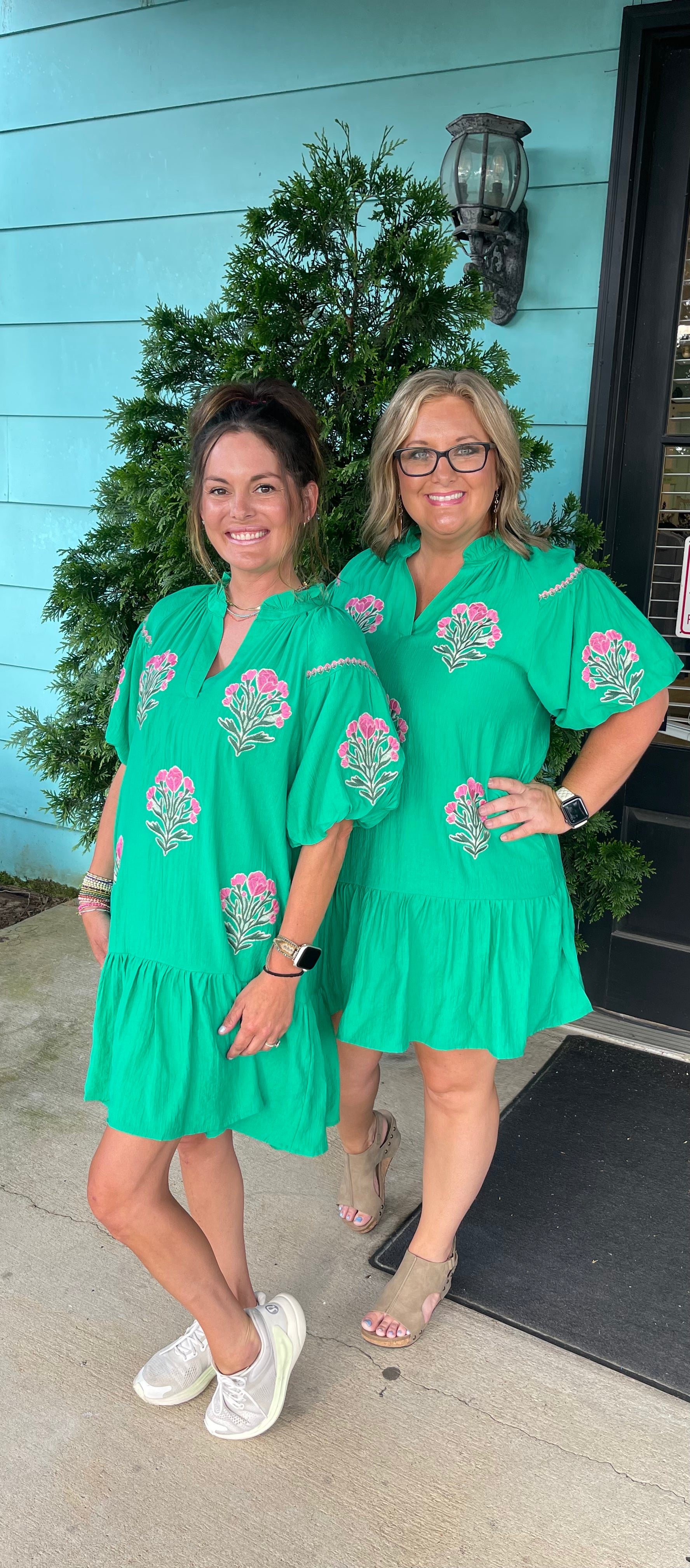 Emerald Bloom Dress