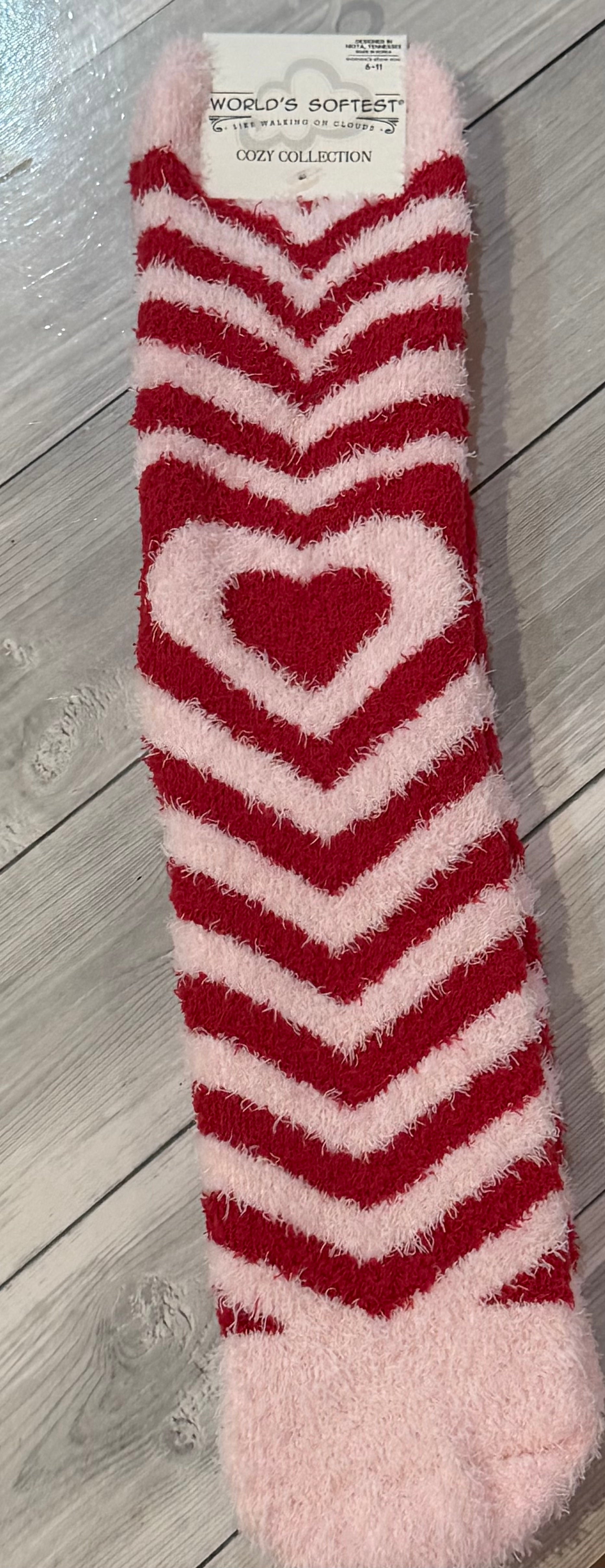 WS Heart Socks