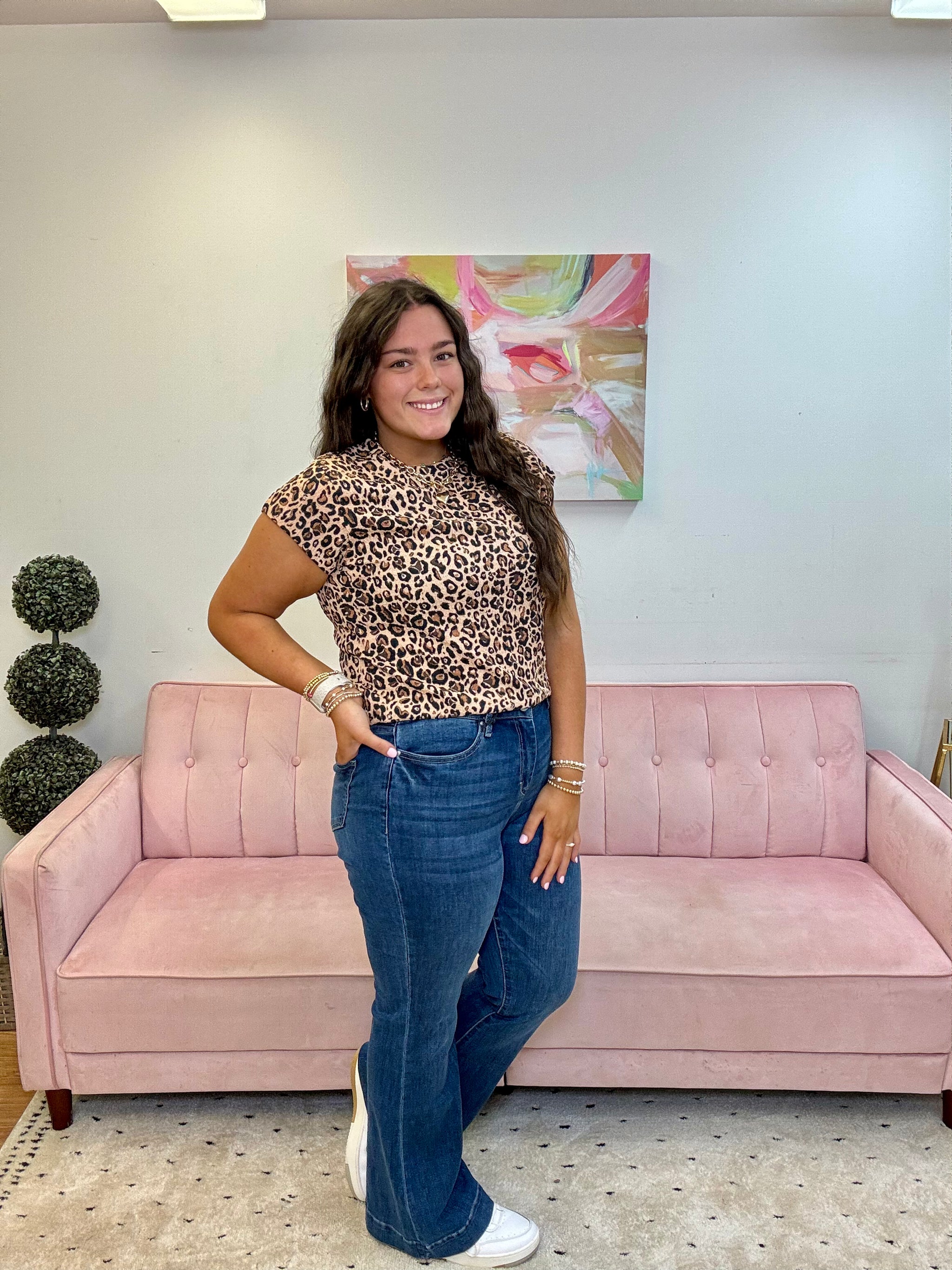 High Rise Flare Jeans