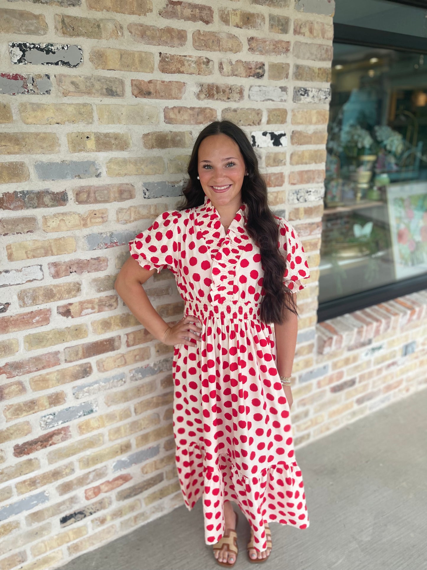 Crimson Polka Dot Dream