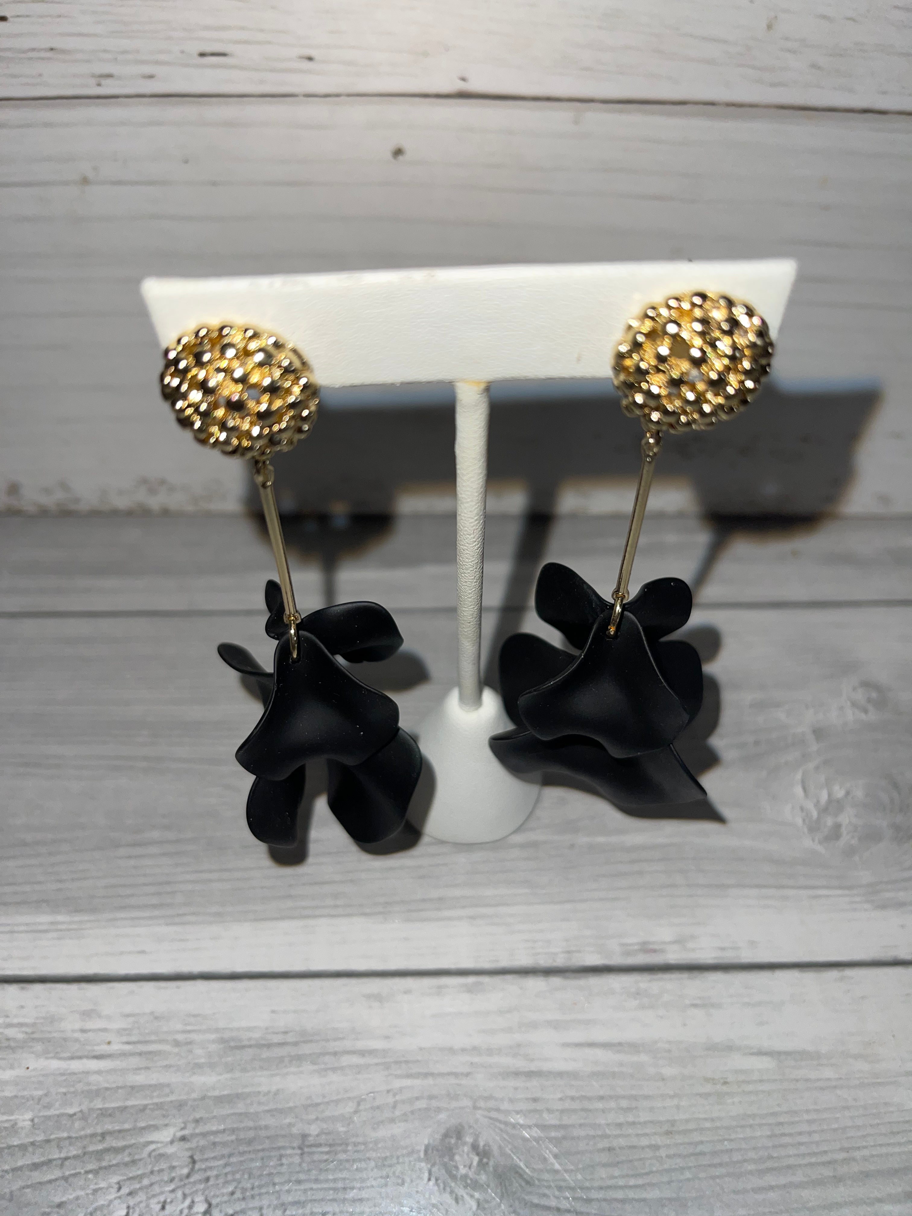 Rosebud Dangle Earrings