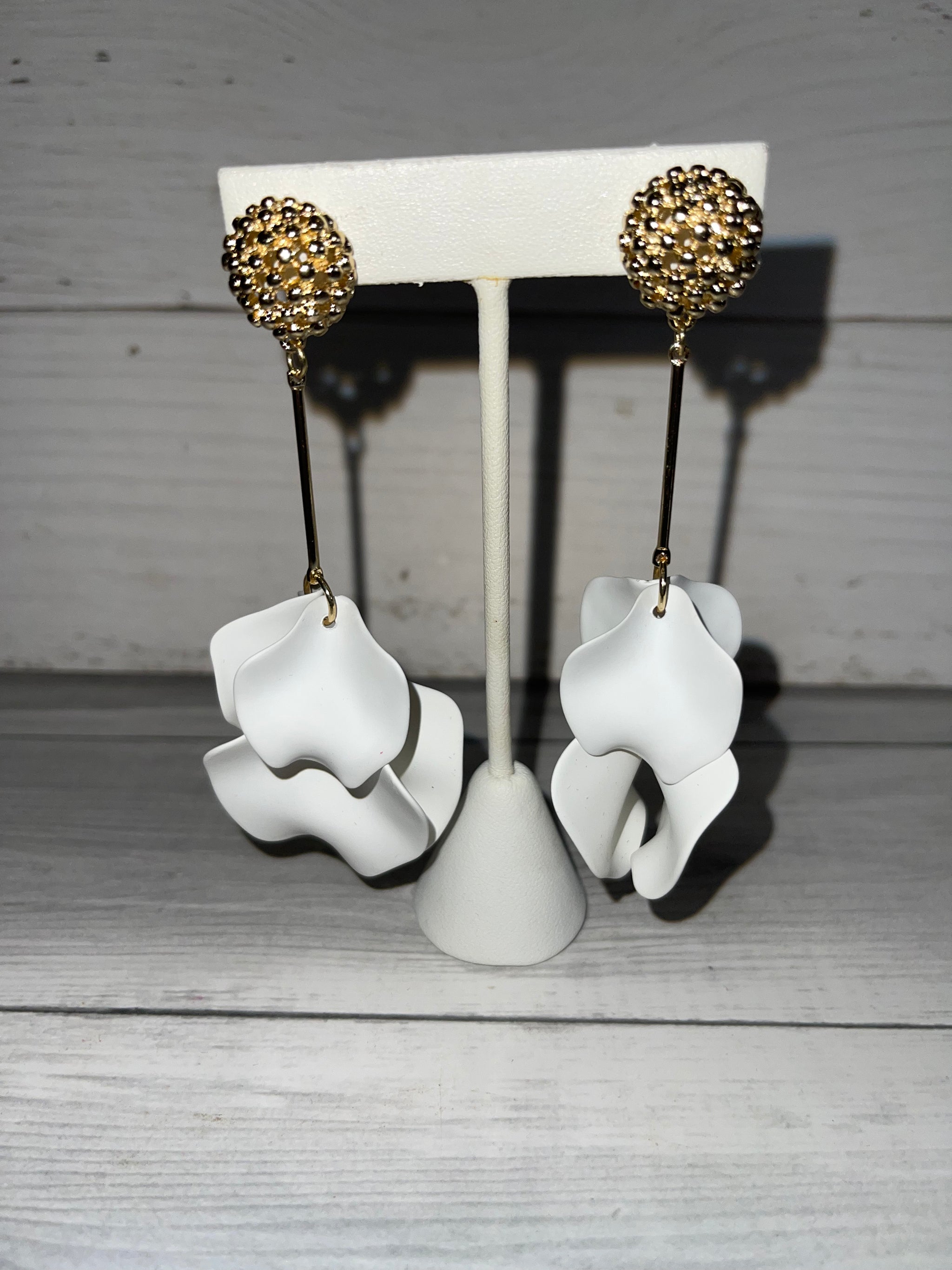 Rosebud Dangle Earrings