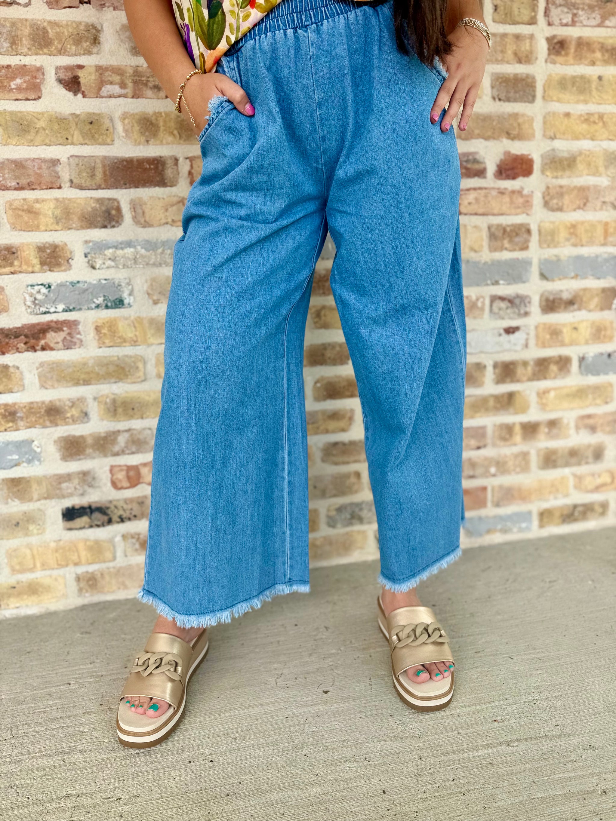 Curvy Denim Pants