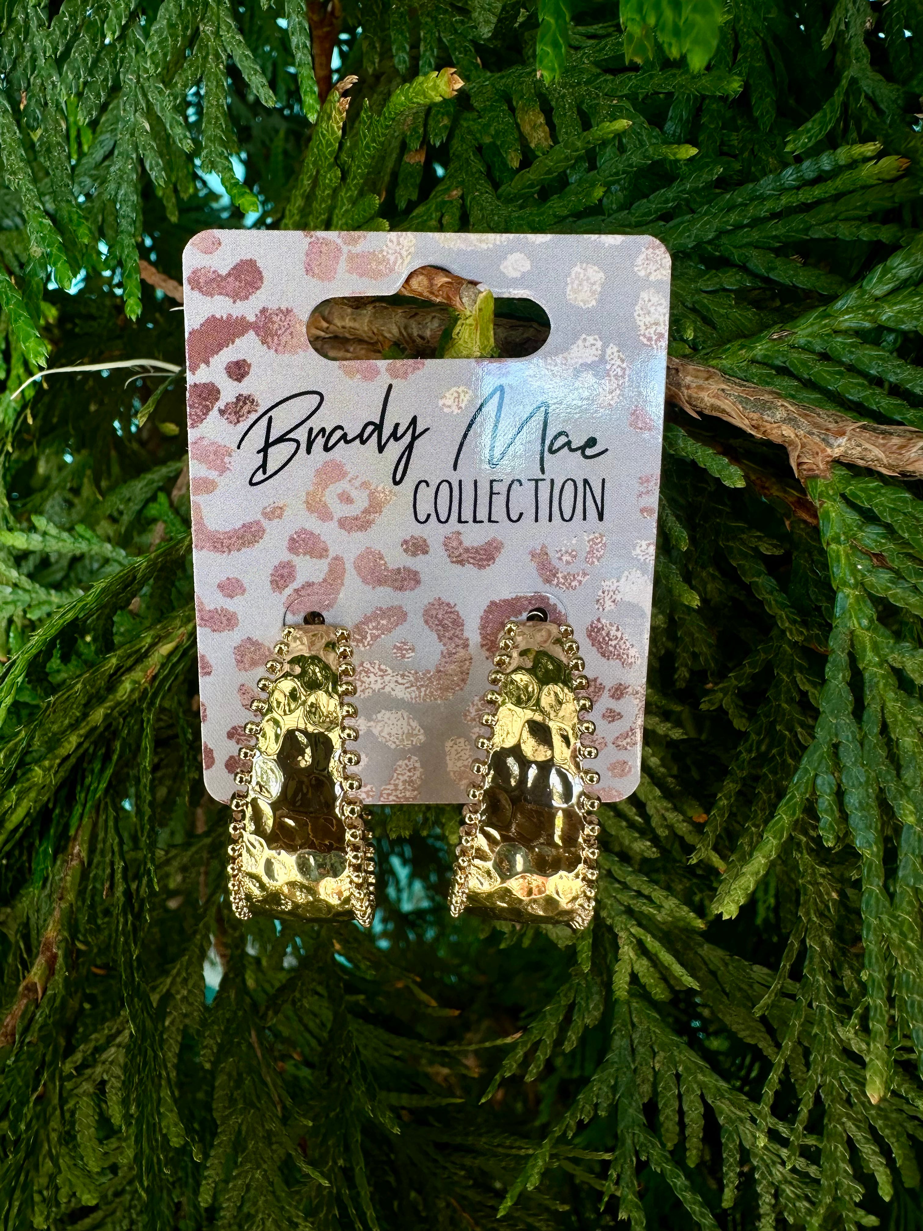 Golden Bead Hoop