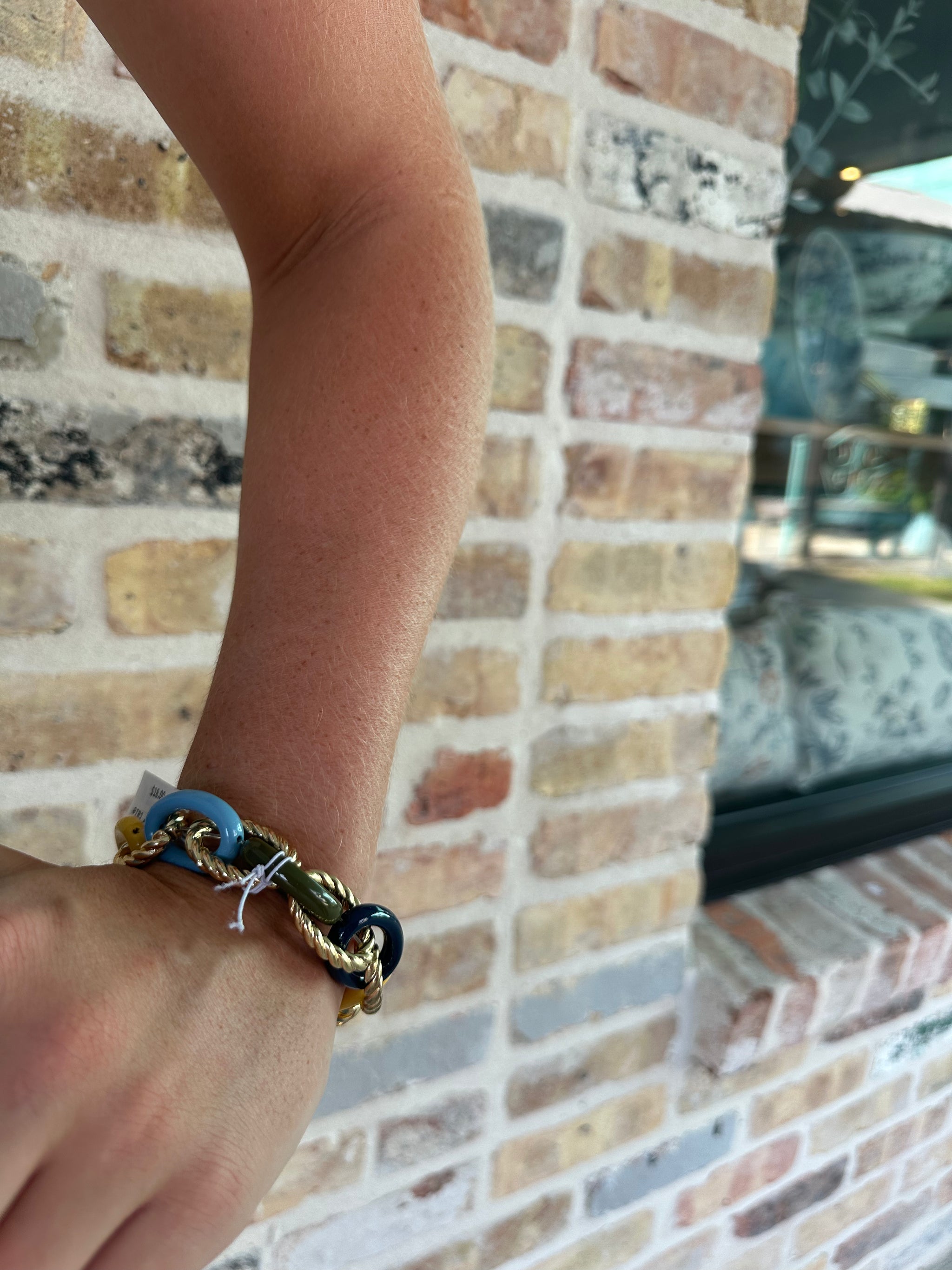 Multicolor/Gold Bracelet