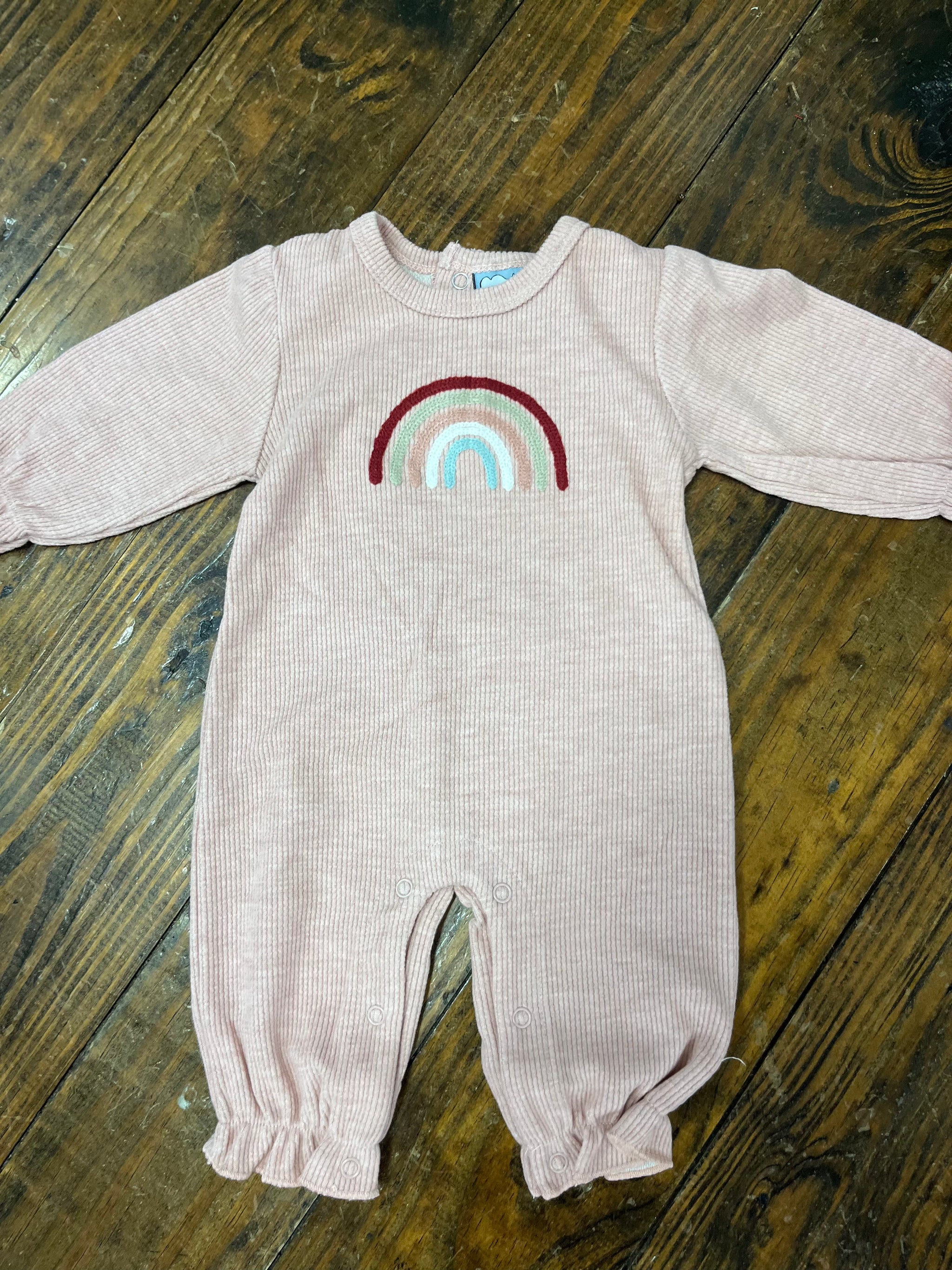 Girls Rainbow Romper