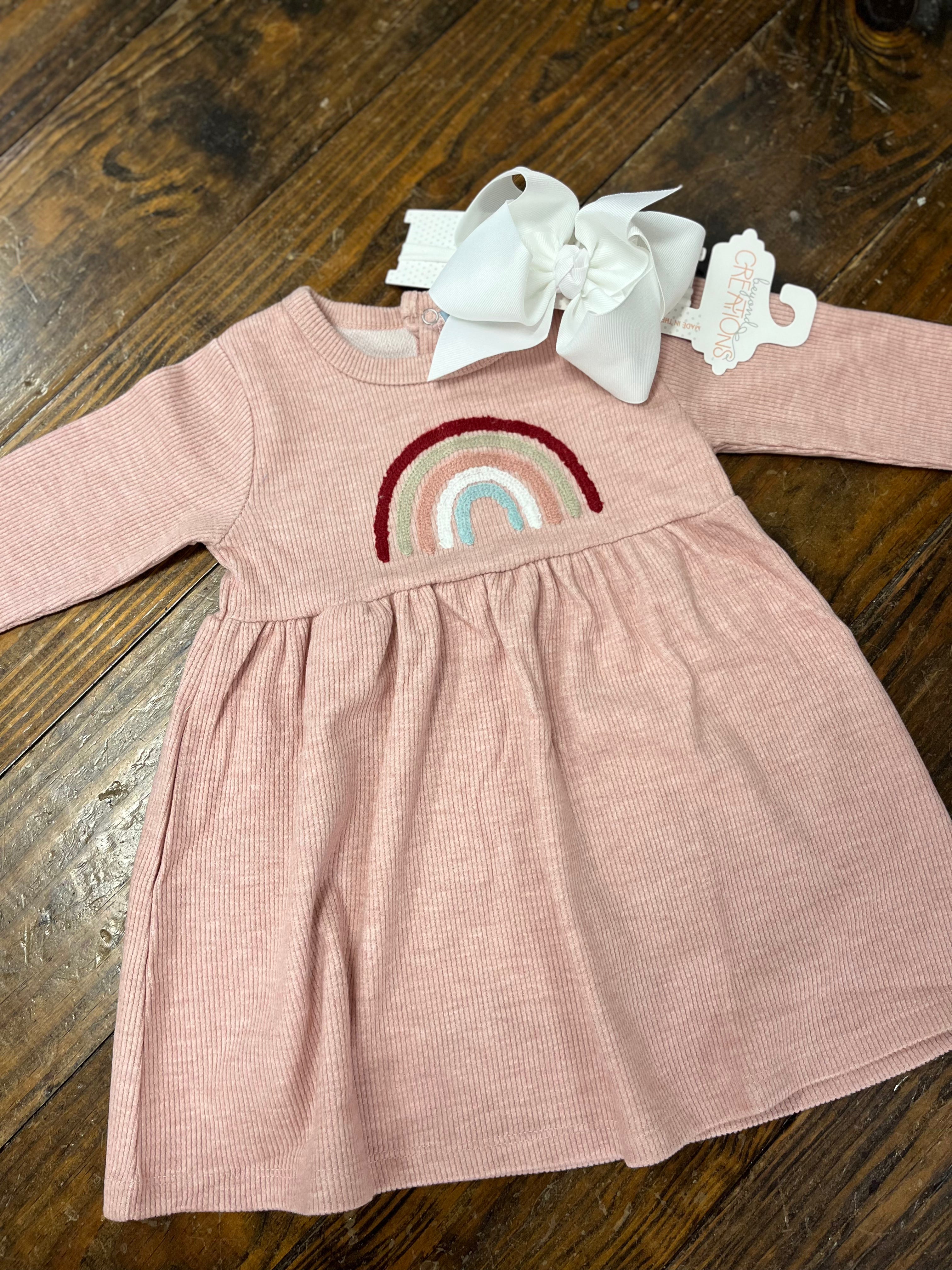 Girls Rainbow Dress