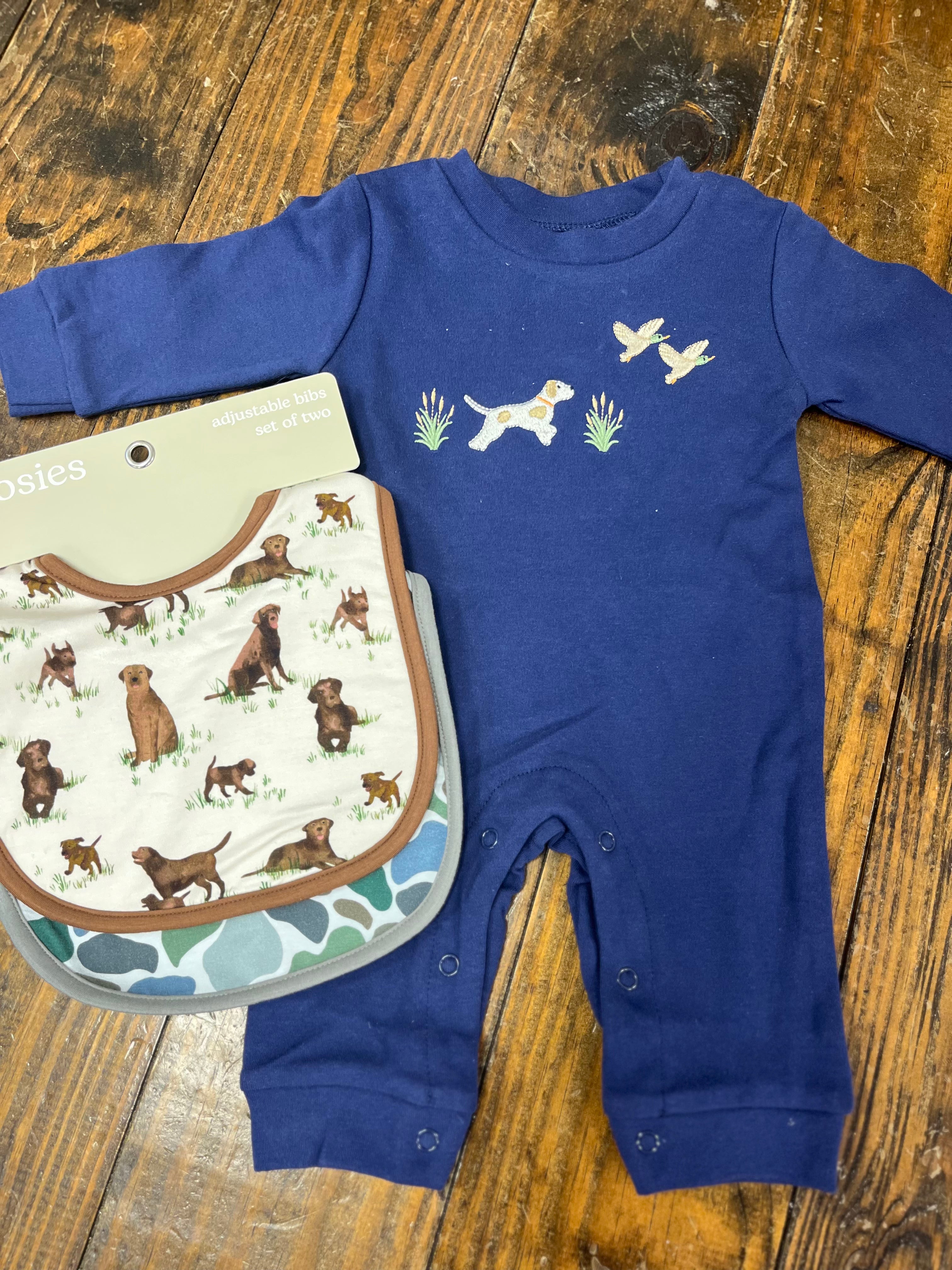Boys Duck Hunting Romper