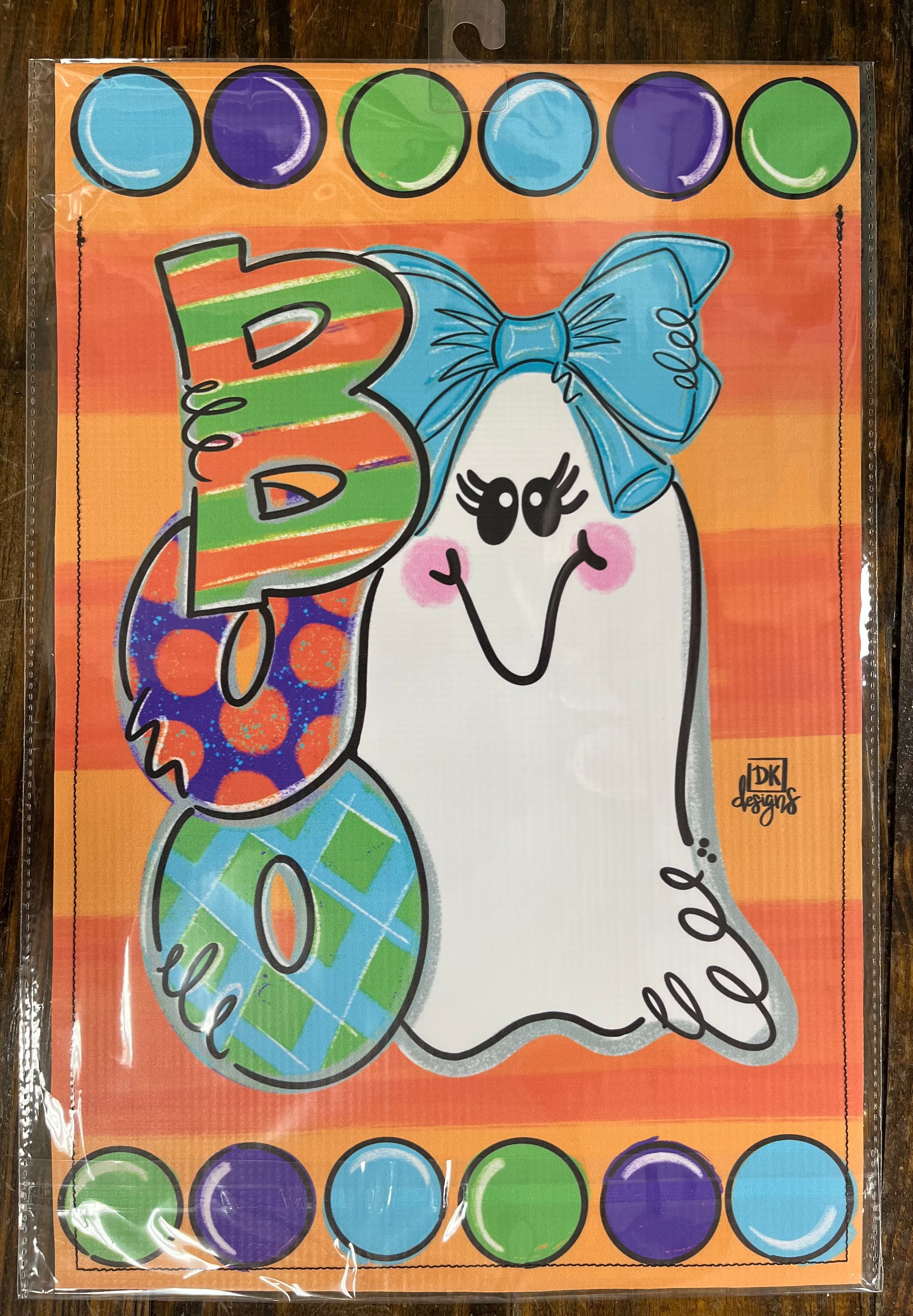 Boo Girl Garden Flag