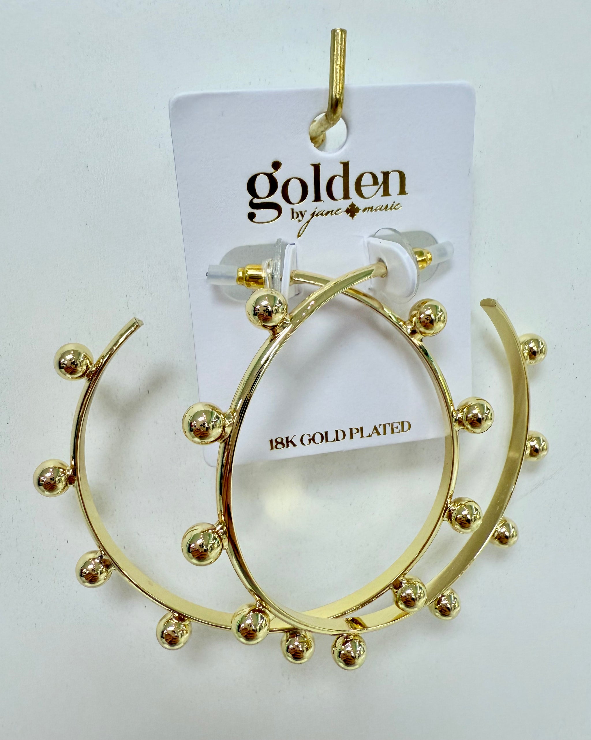 Large Bubble Hoop Earring