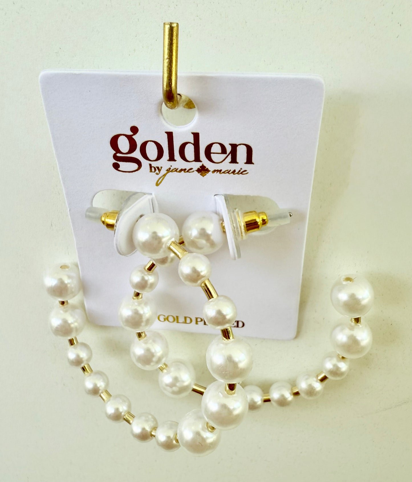 Pearl Hoop Earring