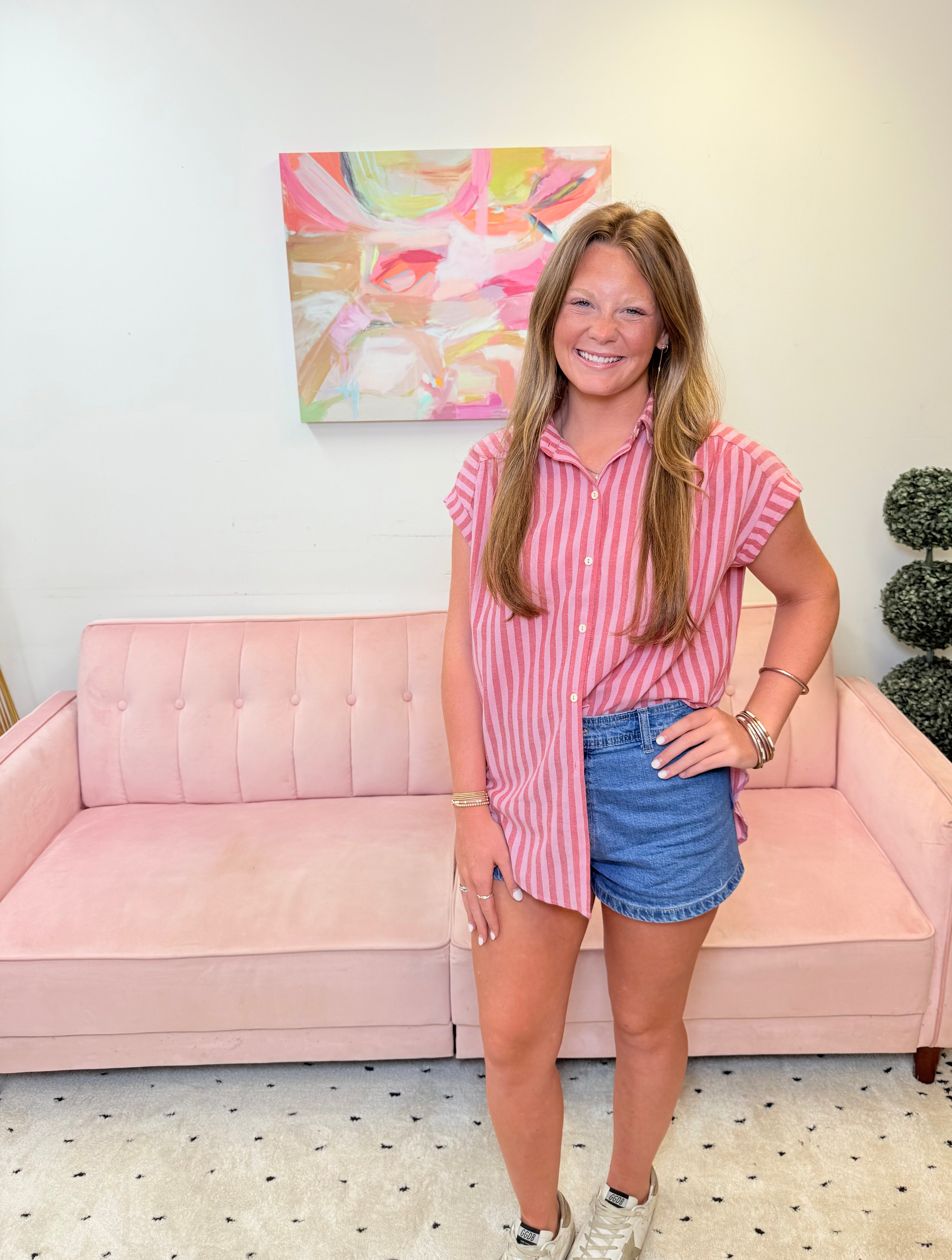 Strawberry Stripe Shirt