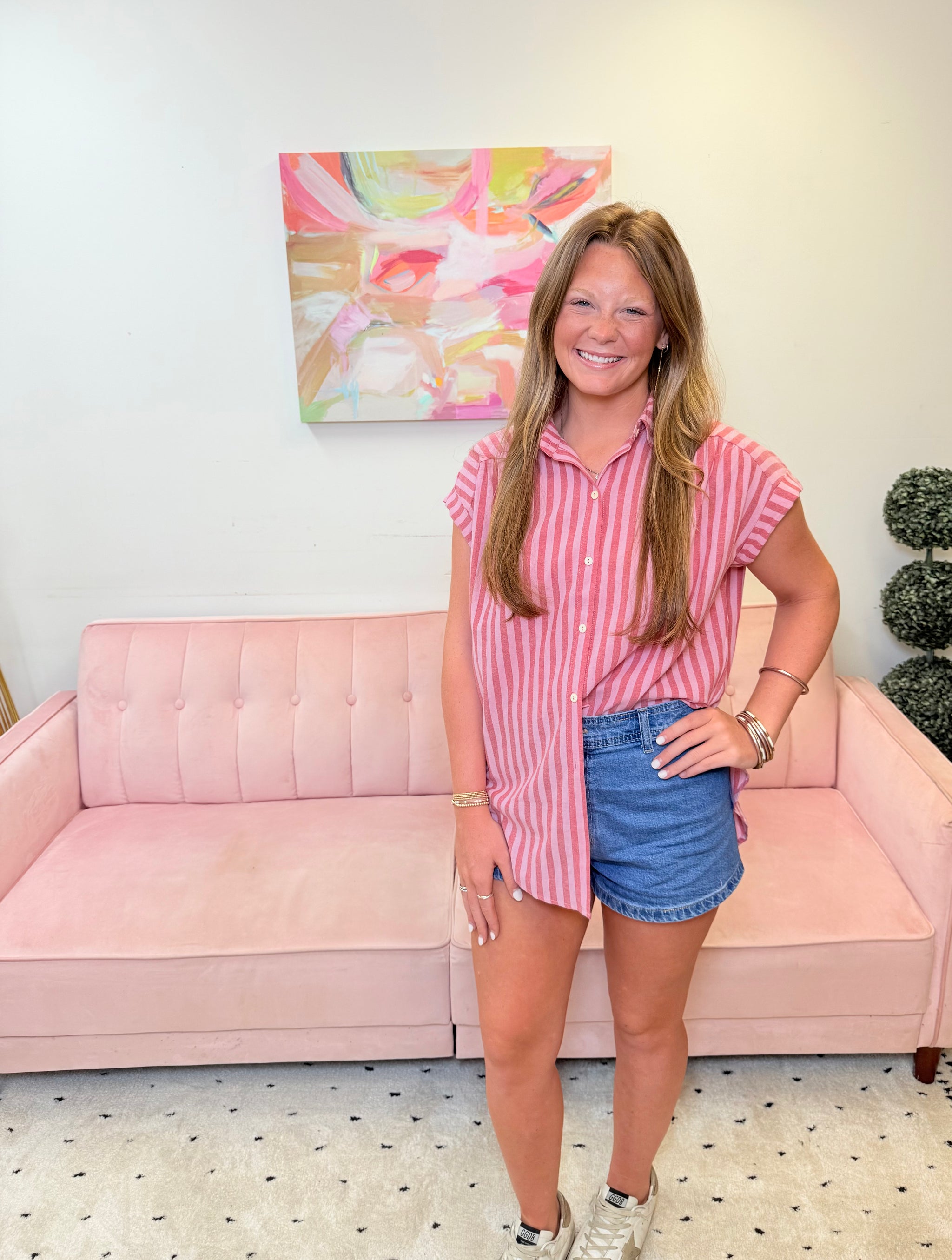 Strawberry Stripe Shirt