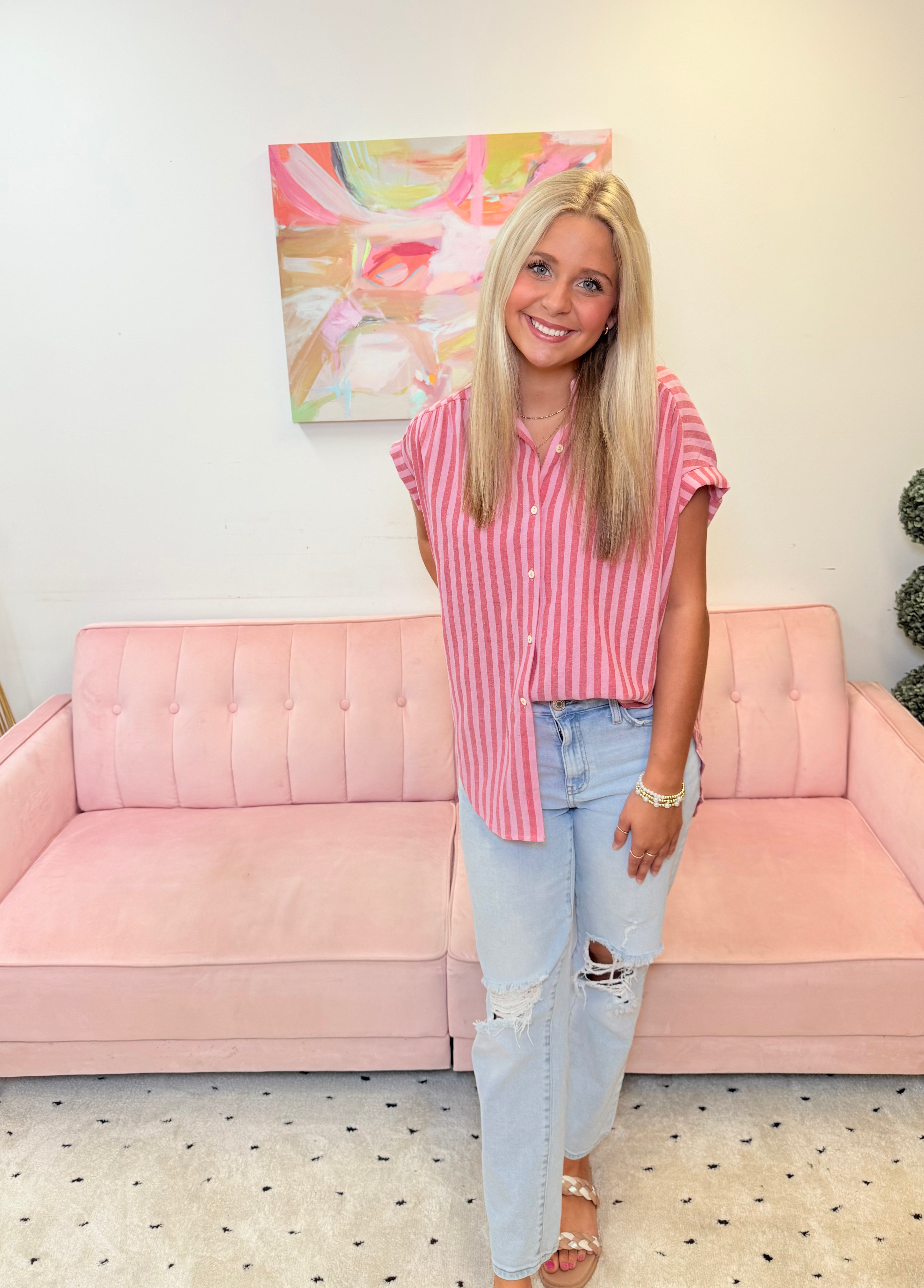 Strawberry Stripe Shirt