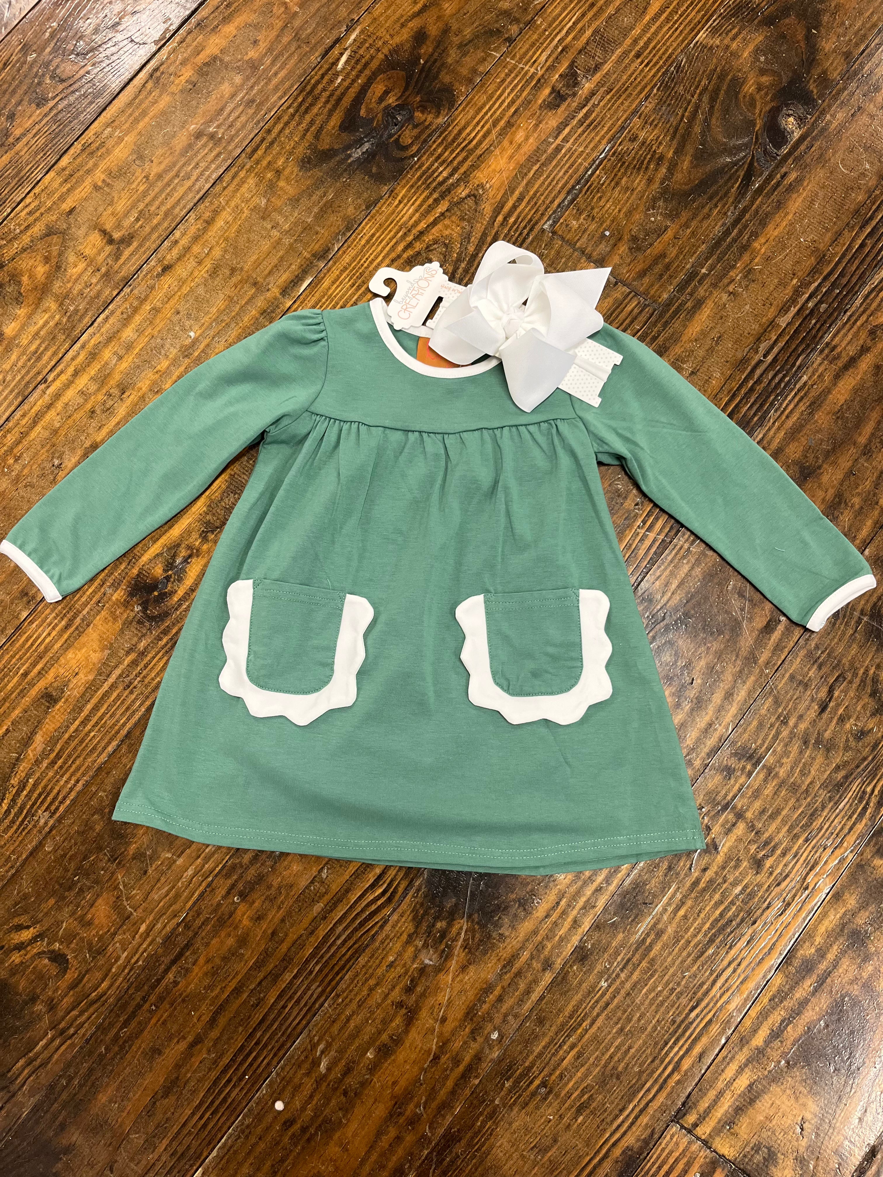 Girl's Izzie Green Dress