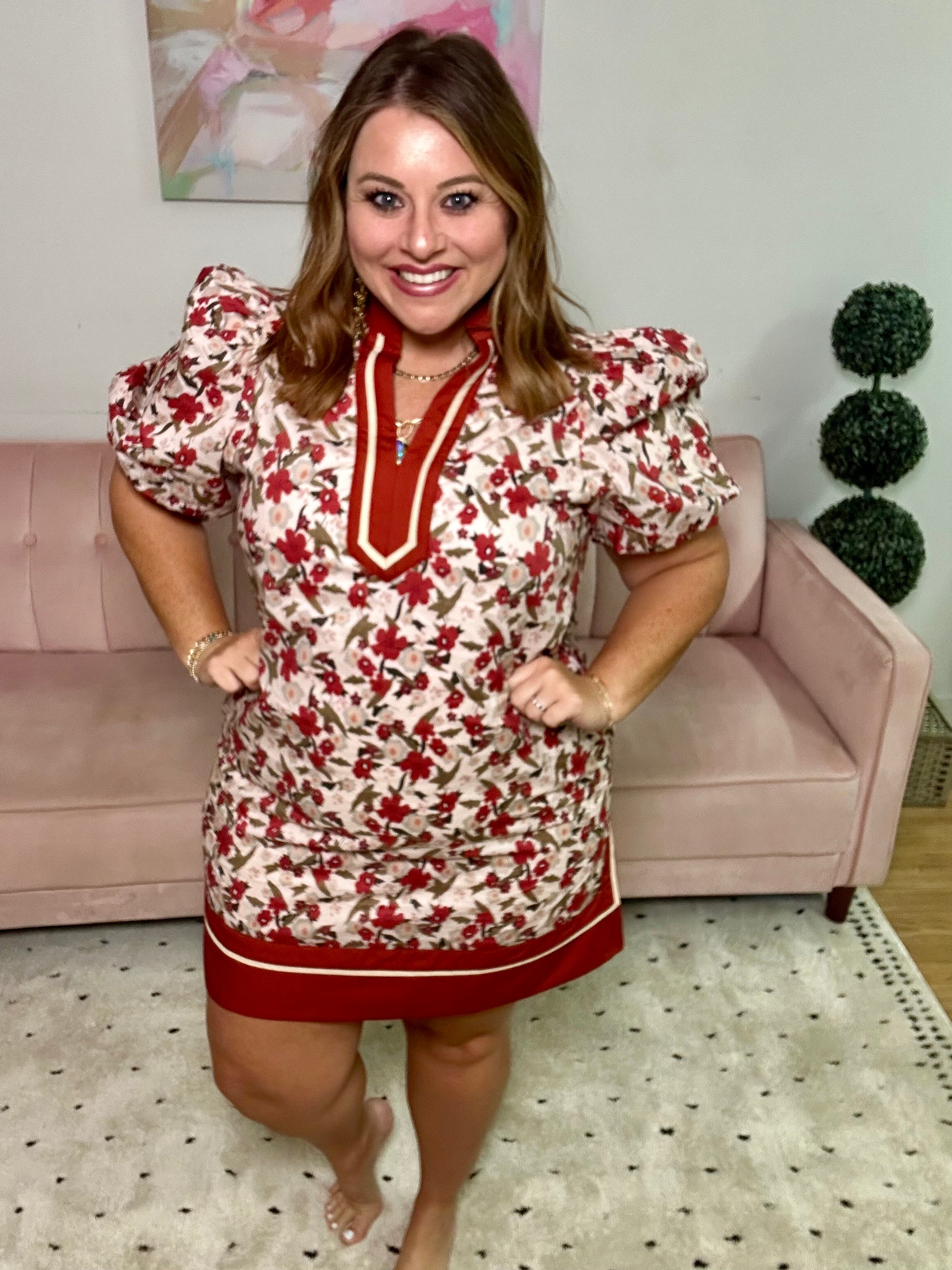 Ruby Blossom Dress