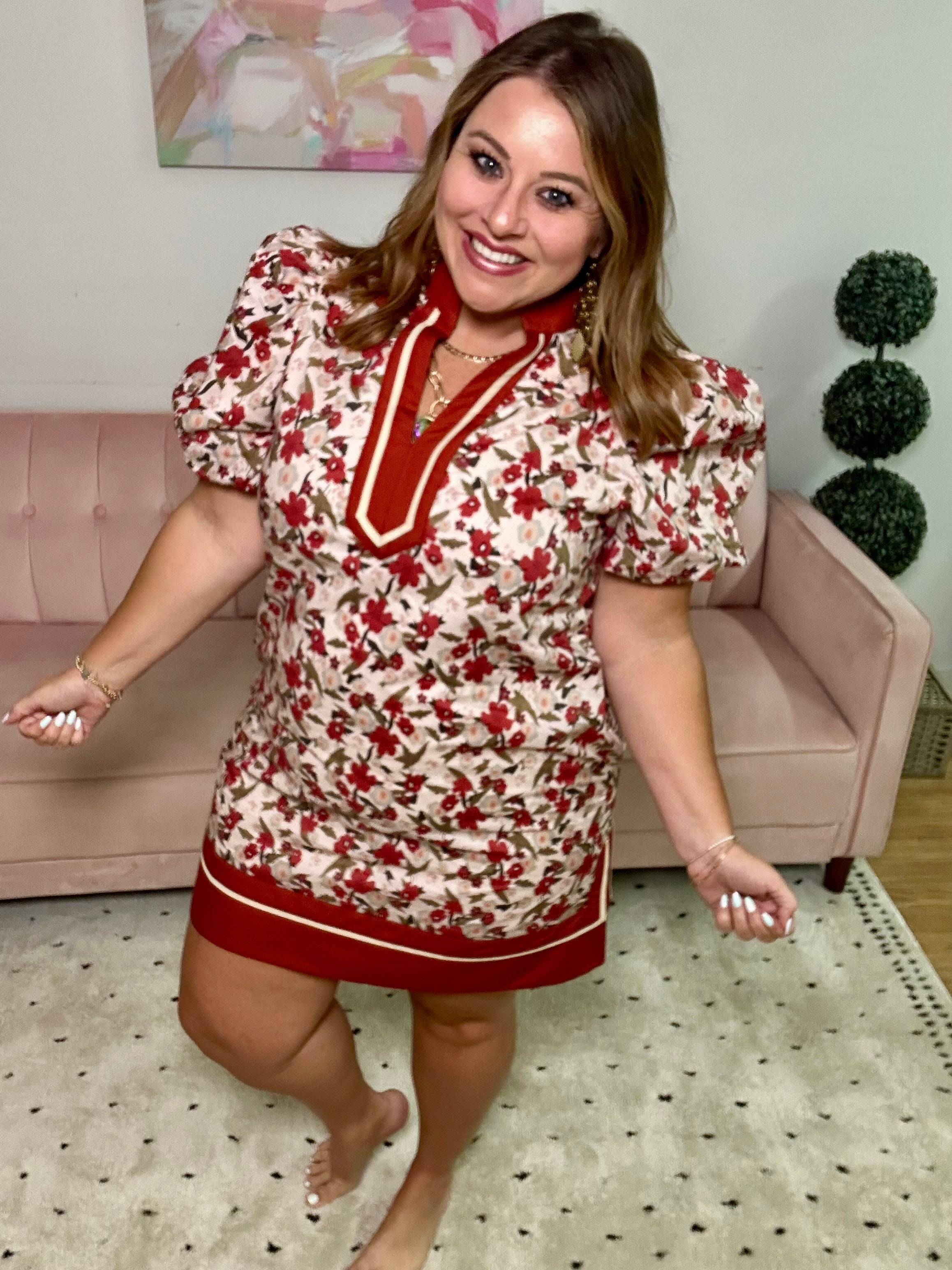 Ruby Blossom Dress