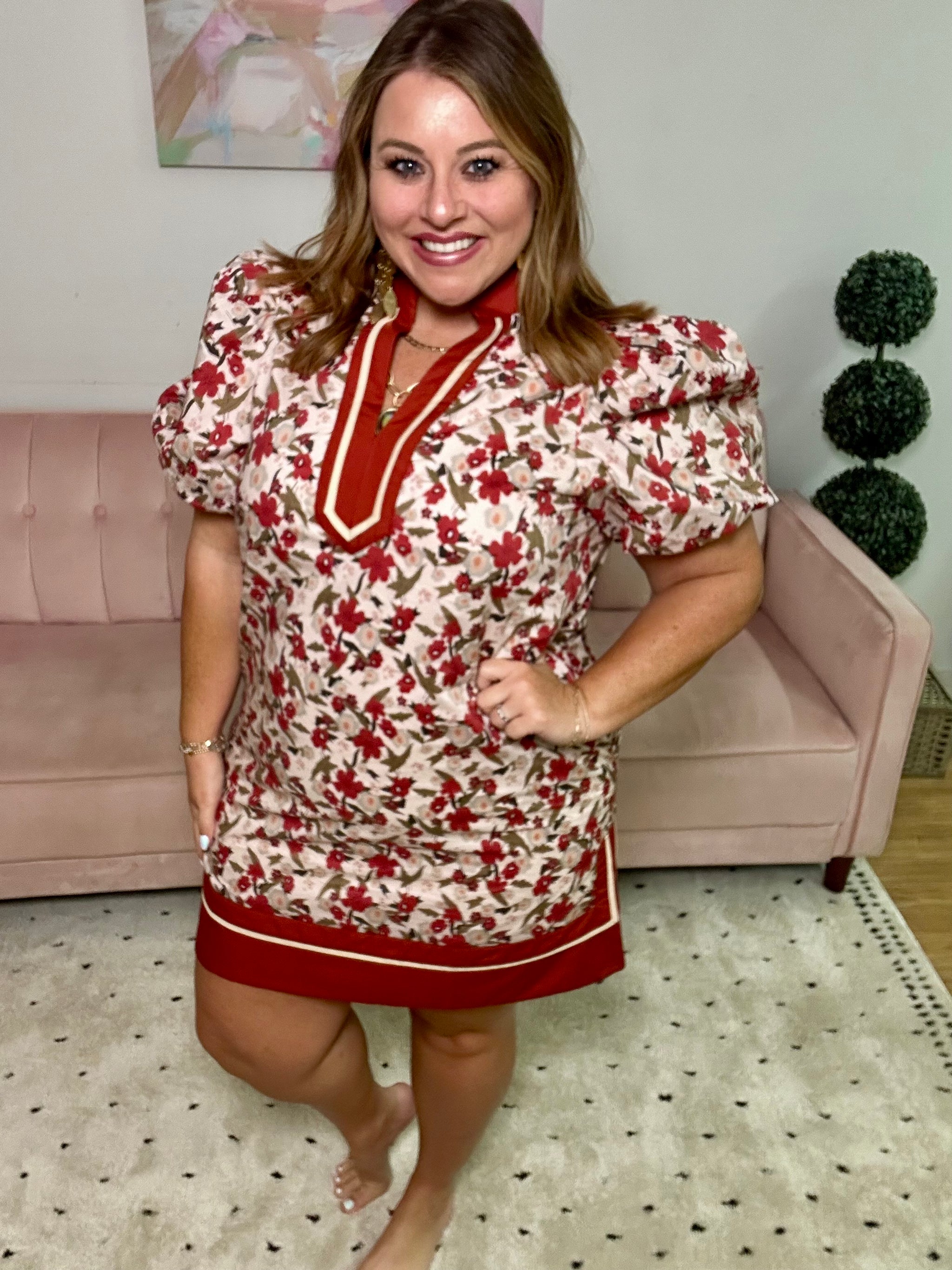 Ruby Blossom Dress