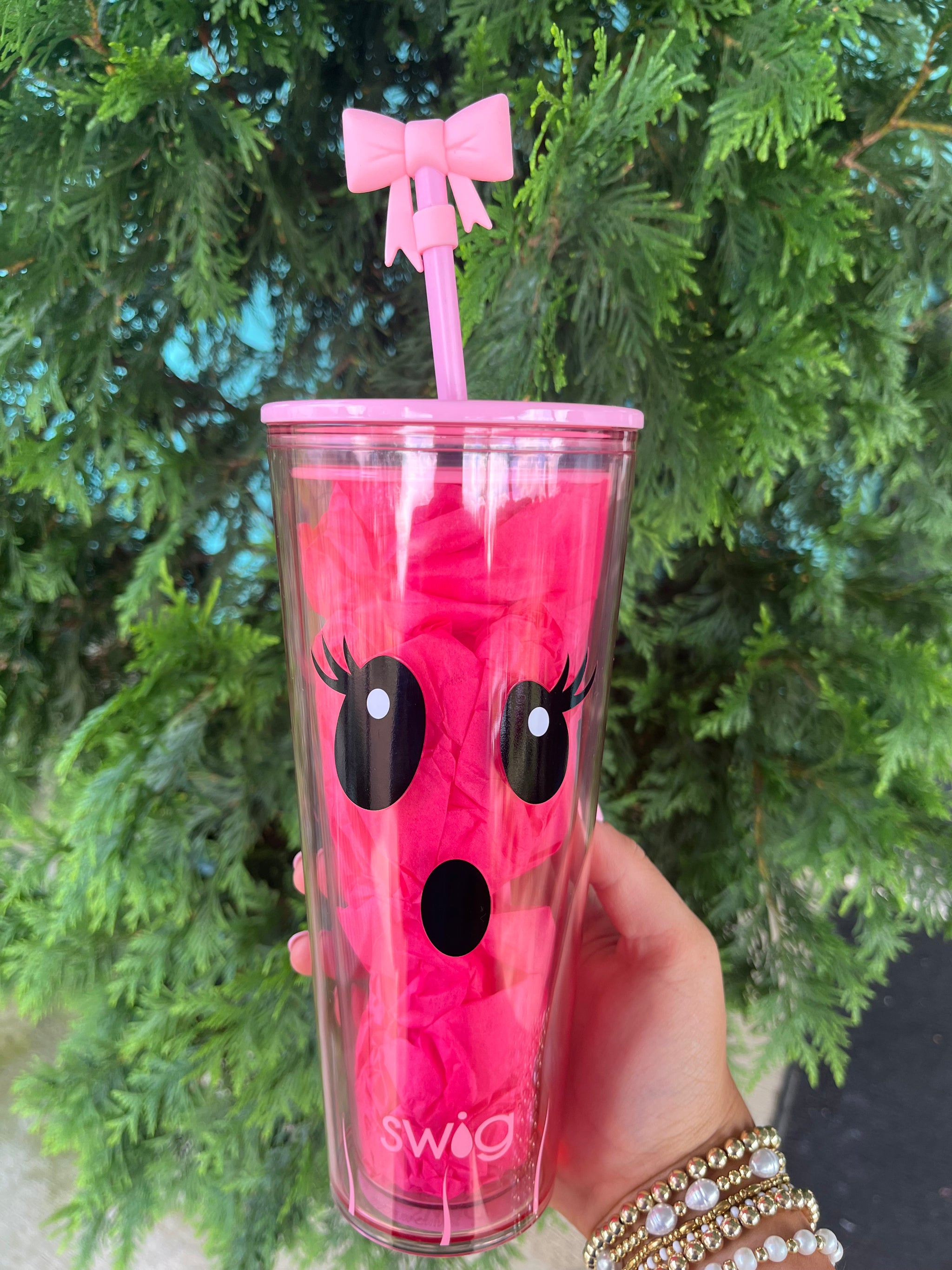 Ghost Plastic Tumbler 24oz