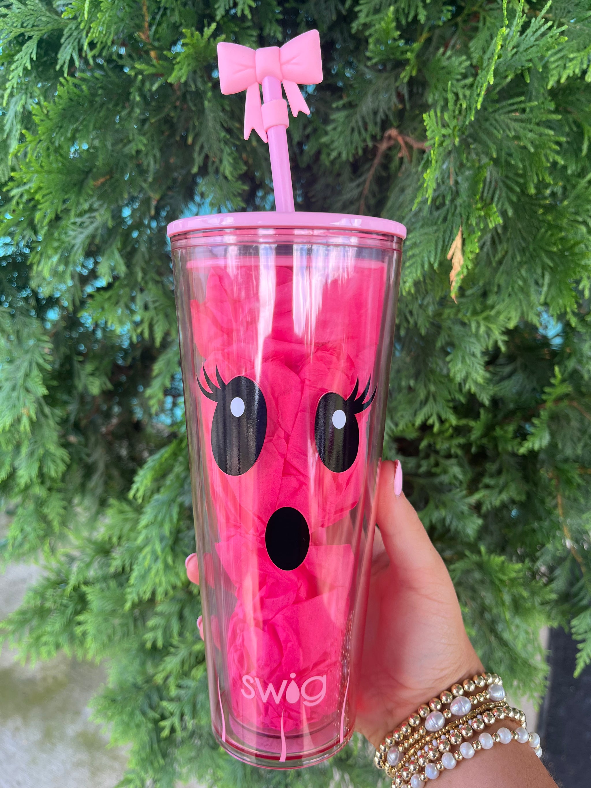 Ghost Plastic Tumbler 24oz