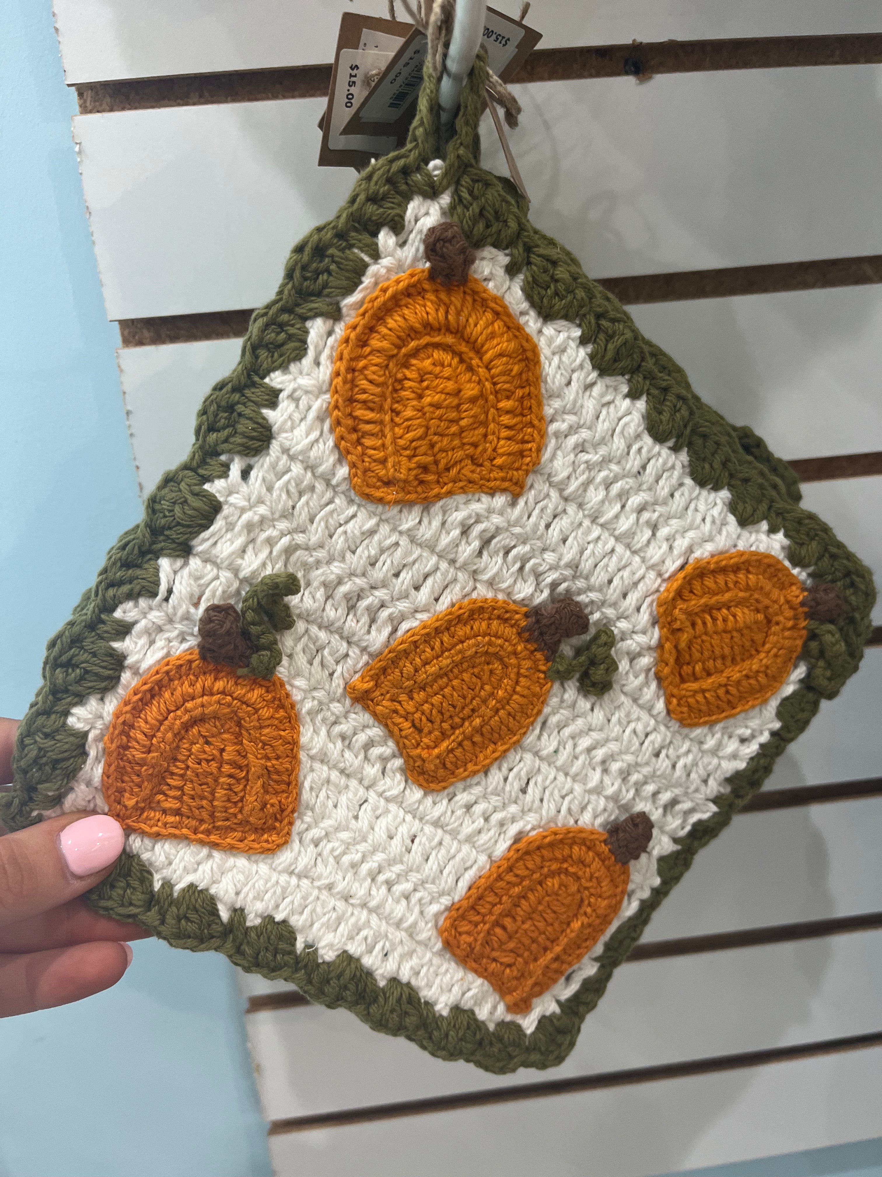 Tossed Pumpkin Pot Holder