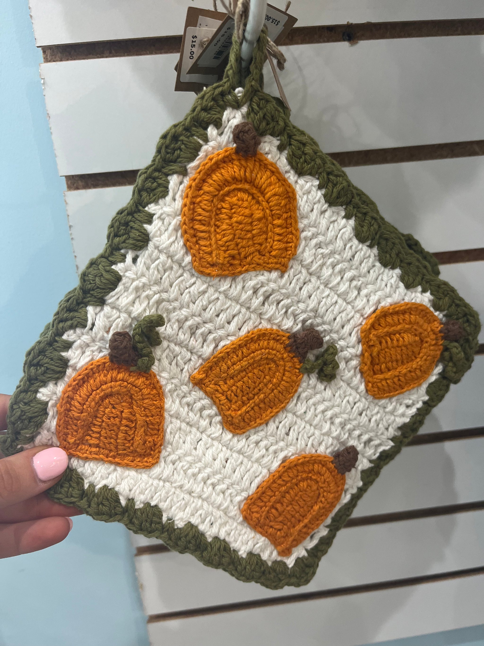 Tossed Pumpkin Pot Holder