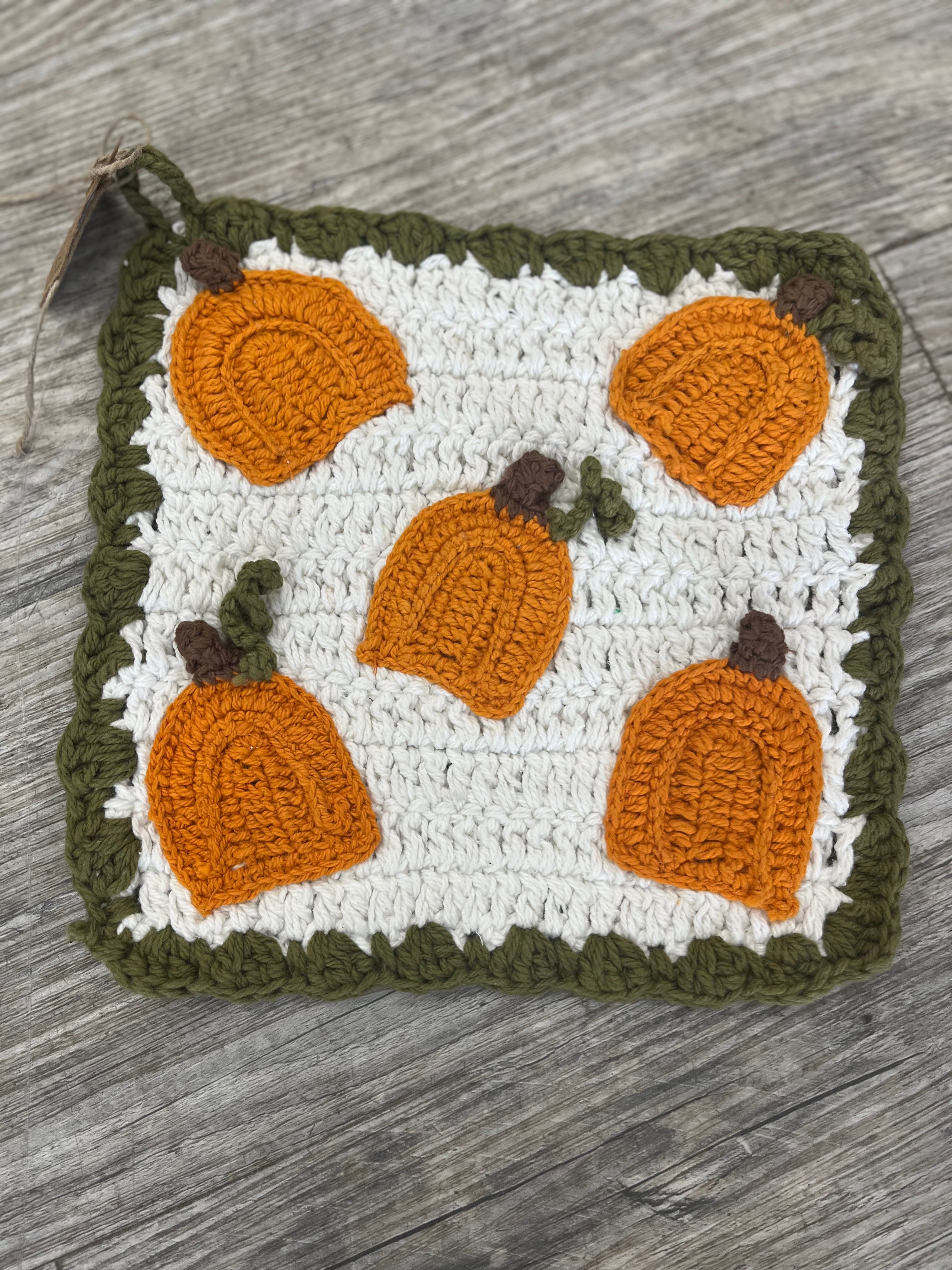 Tossed Pumpkin Pot Holder