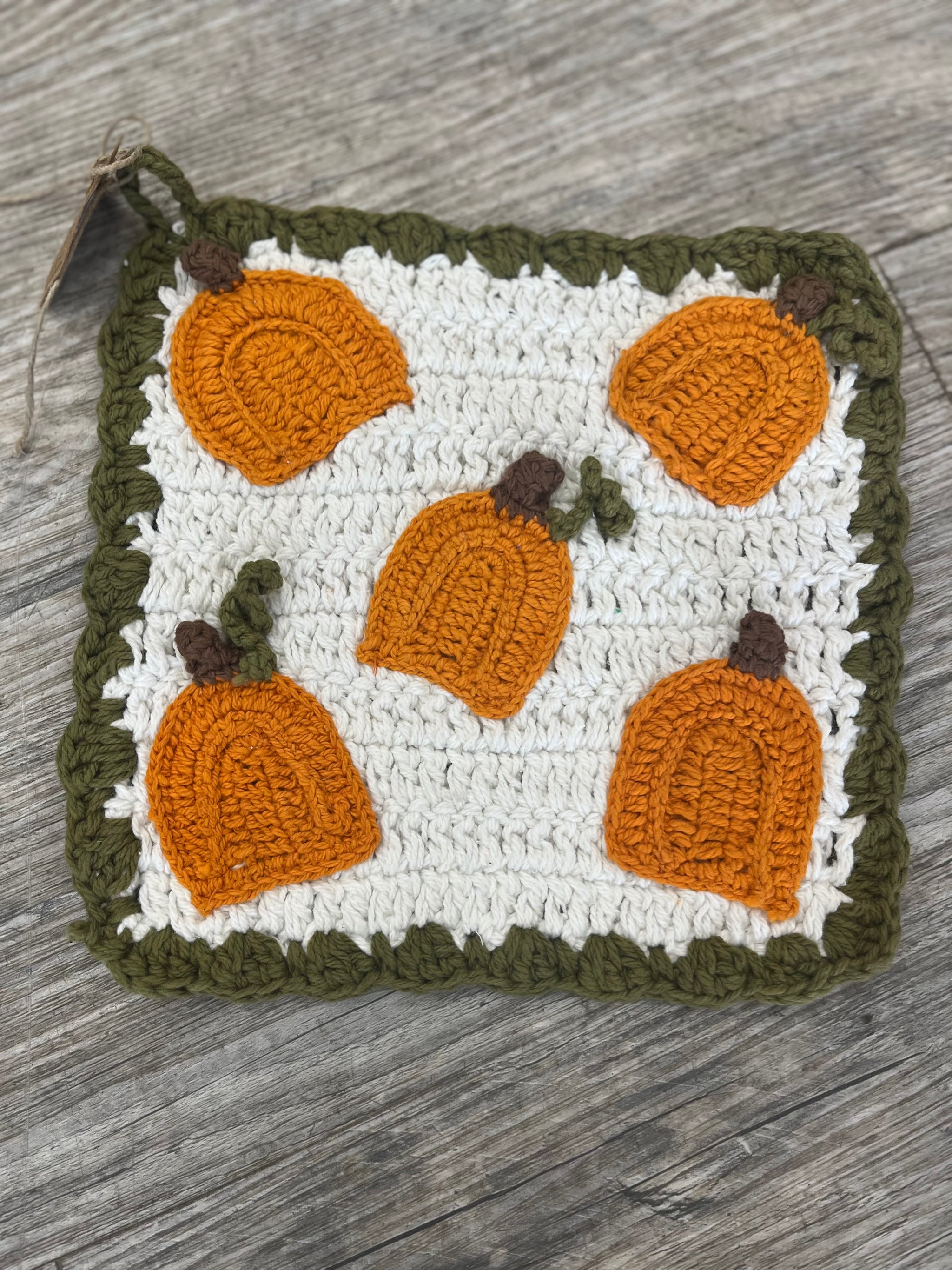 Tossed Pumpkin Pot Holder