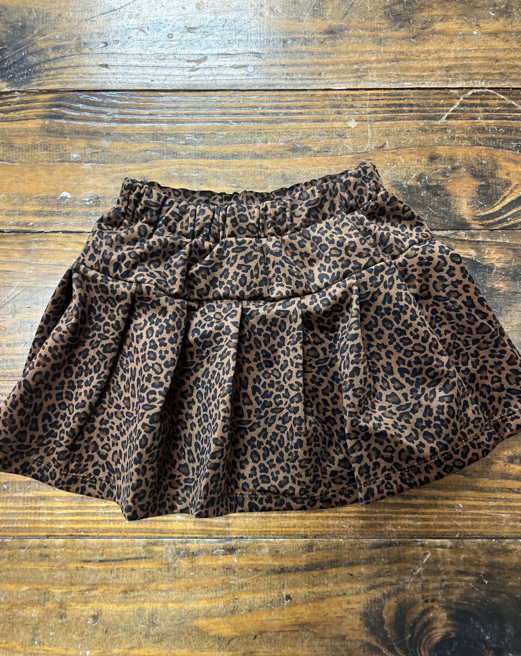 Girl's Leopard Skirt