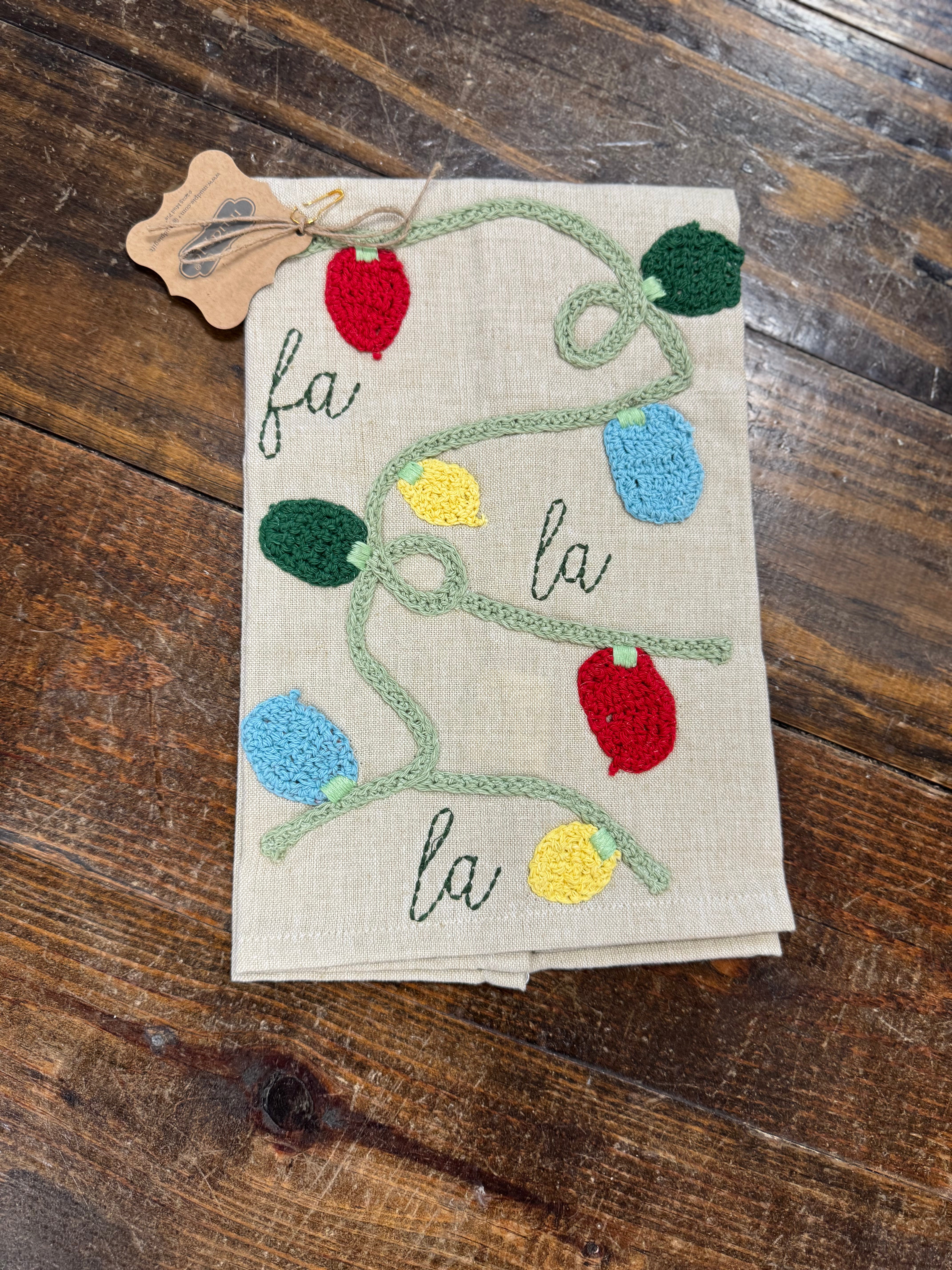 Lights Crocheted Towel