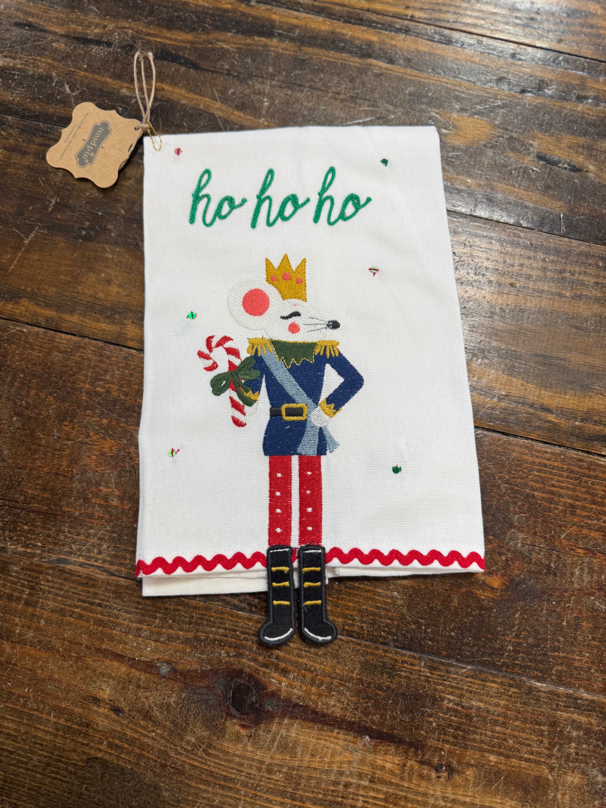 Dangle Embroidery Towel