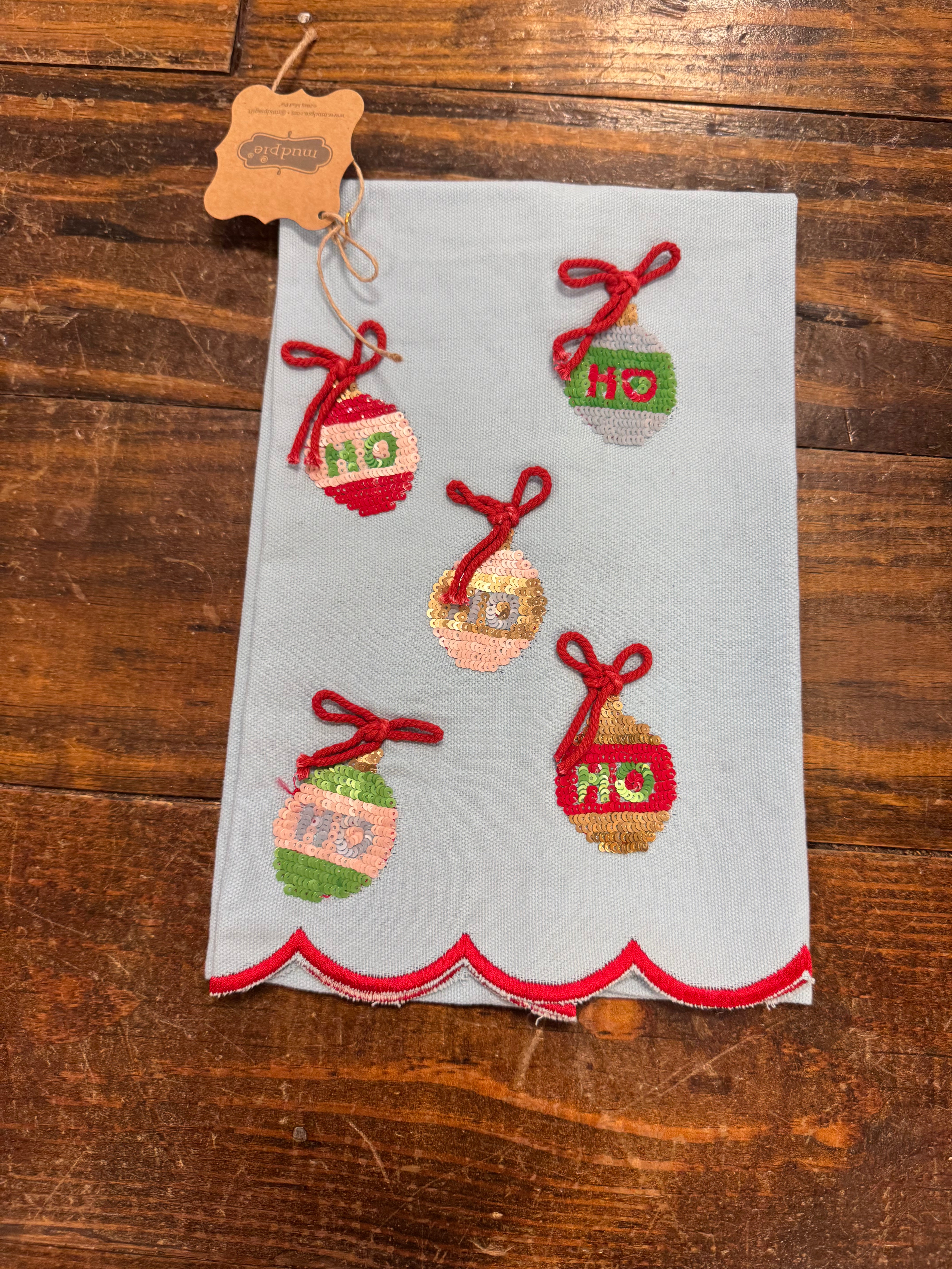 Ornament Sequin Towel