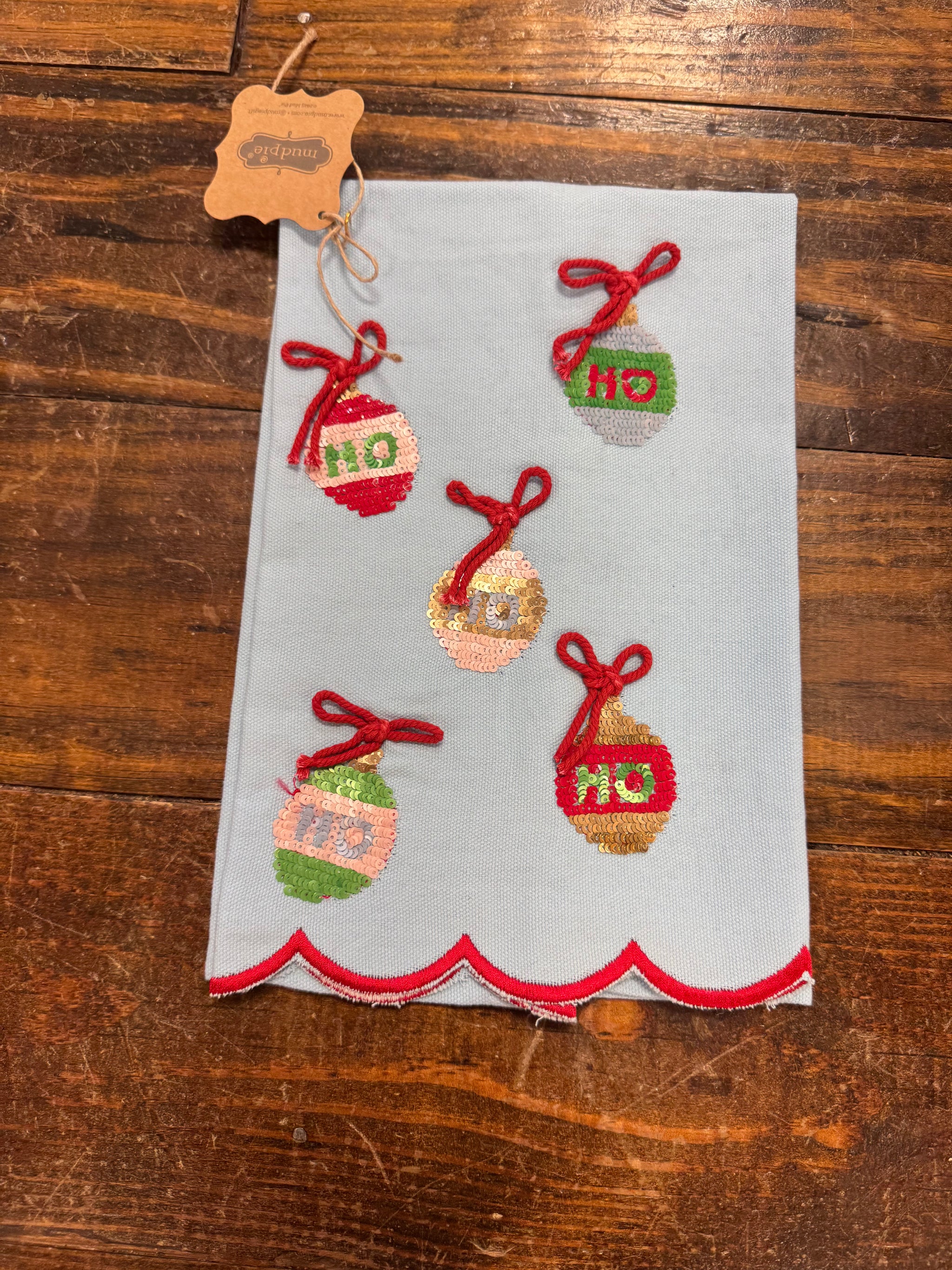 Ornament Sequin Towel