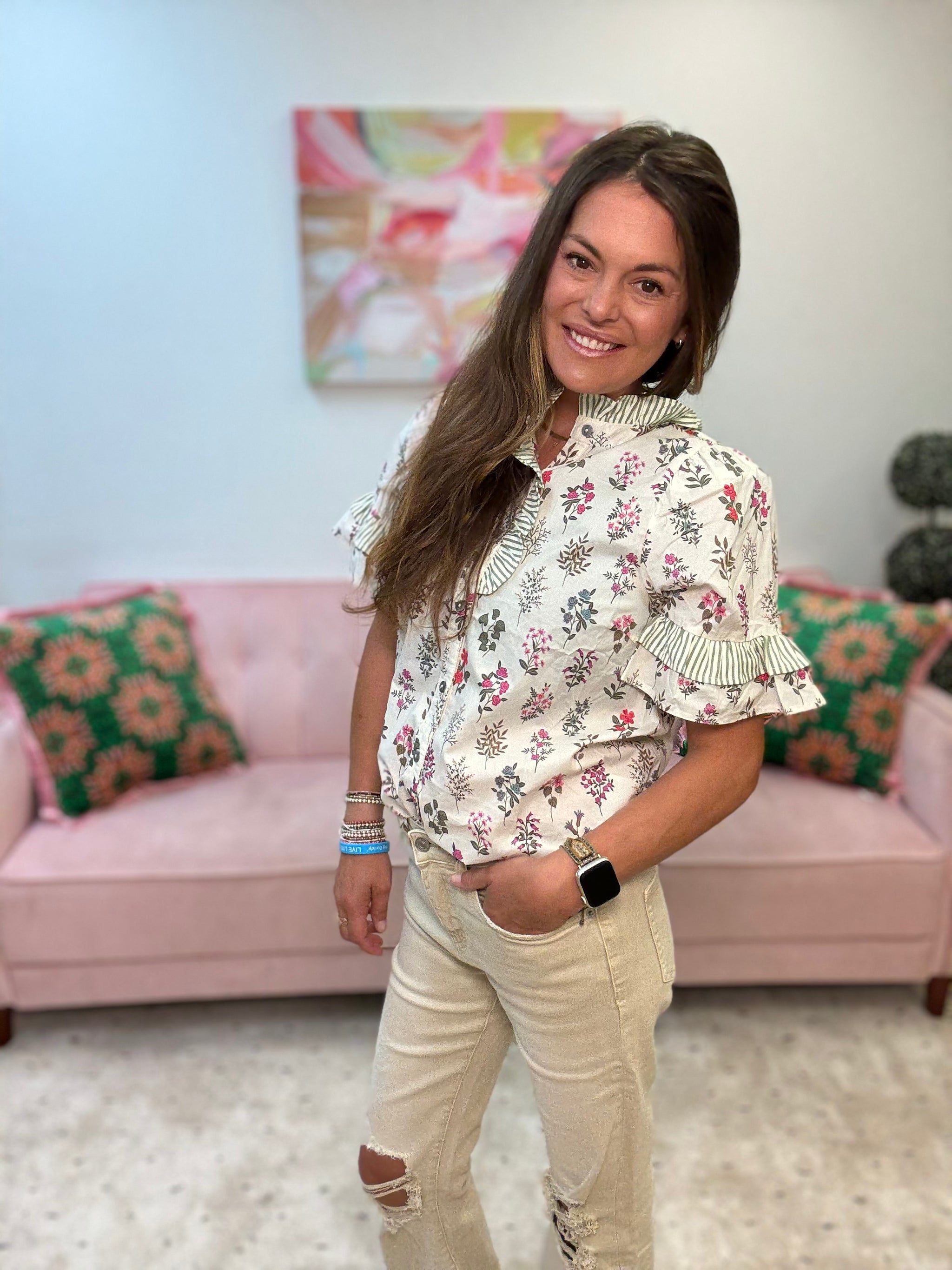 Fresh Floral Top