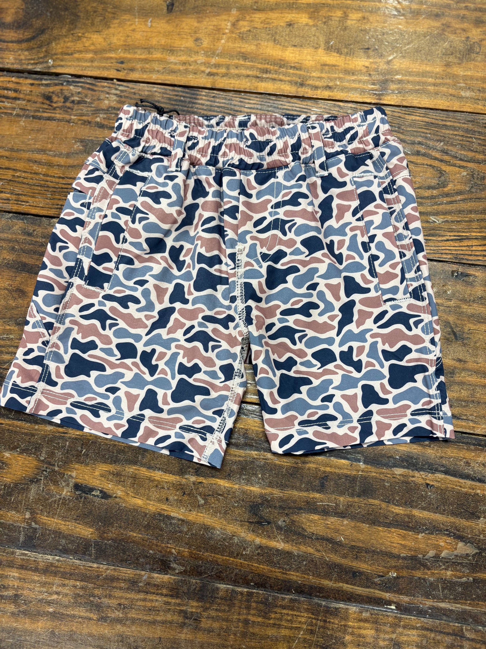 Boy's River Camo Shorts