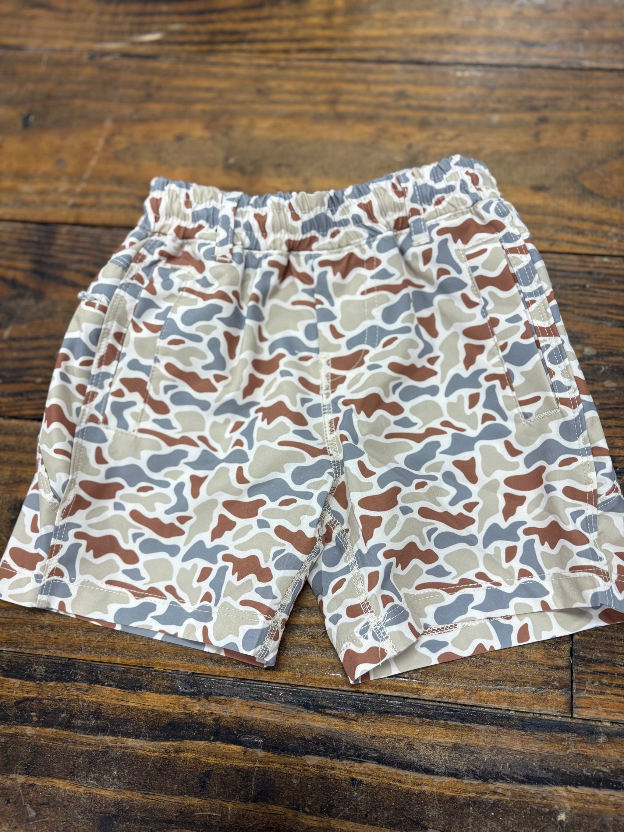 Boy's Woodland Camo Shorts