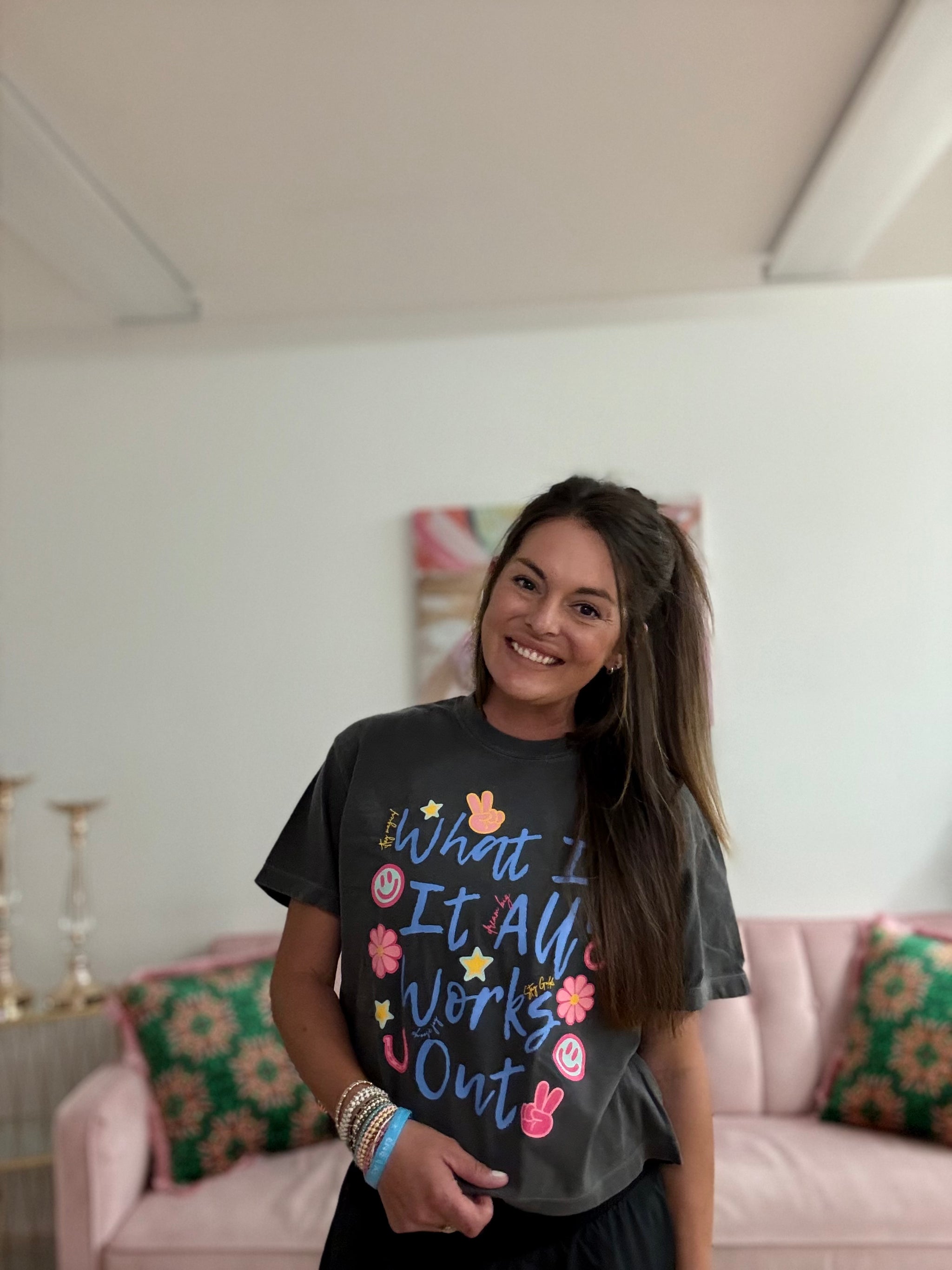 All Works Out Crop Tee