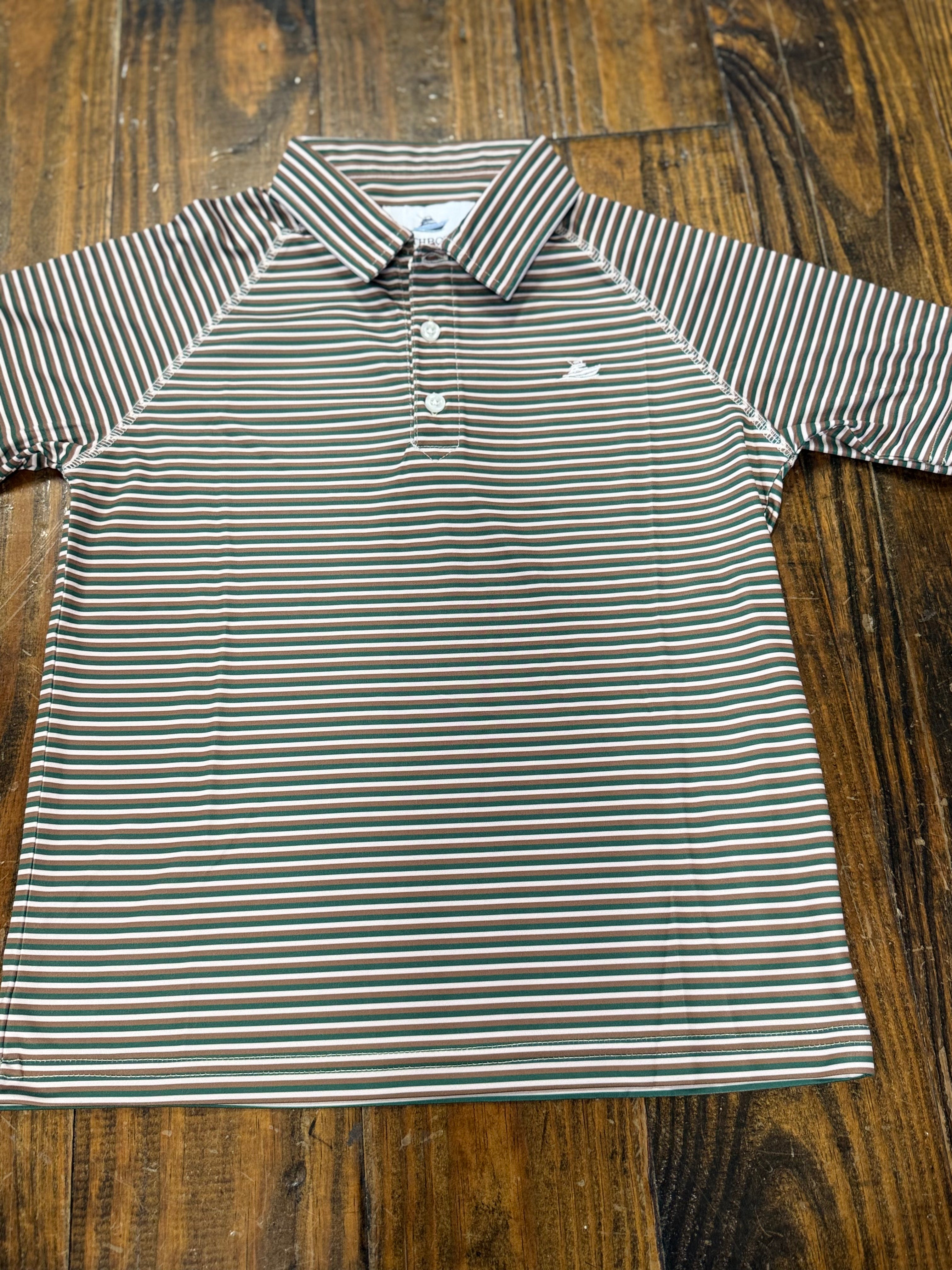 Boy's Striped Polo