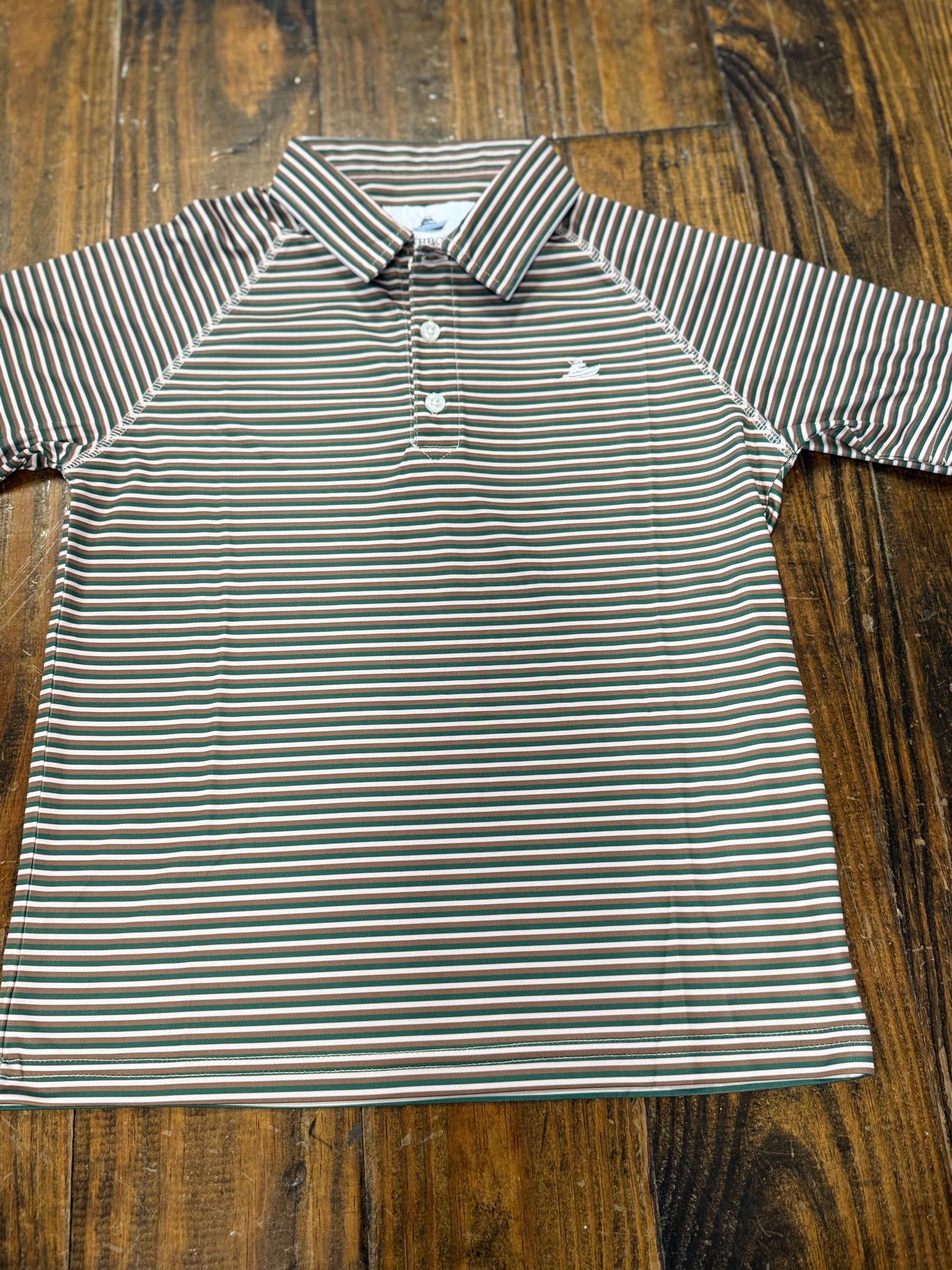 Boy's Striped Polo