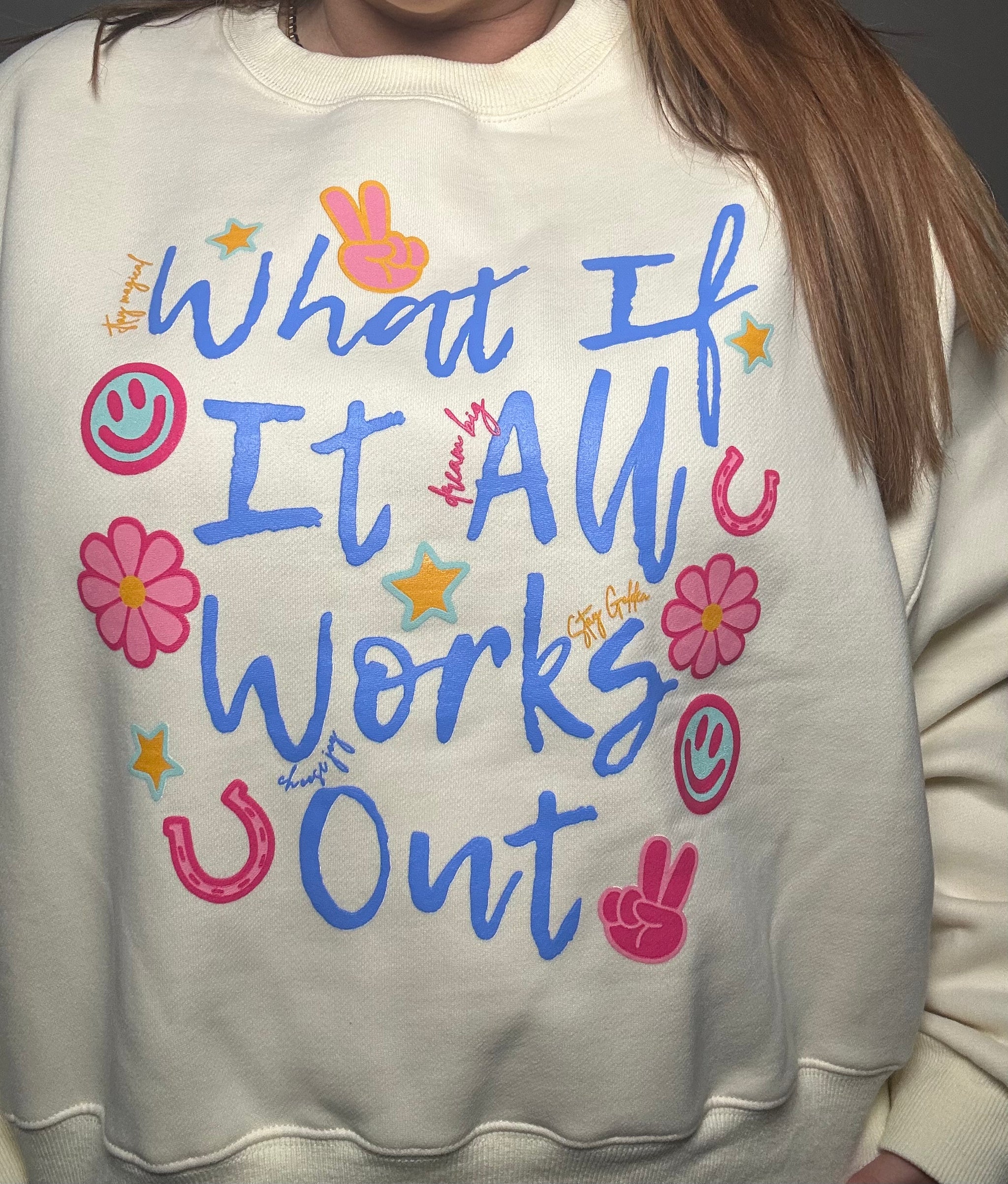 All Works Out Crop Sweatshirt